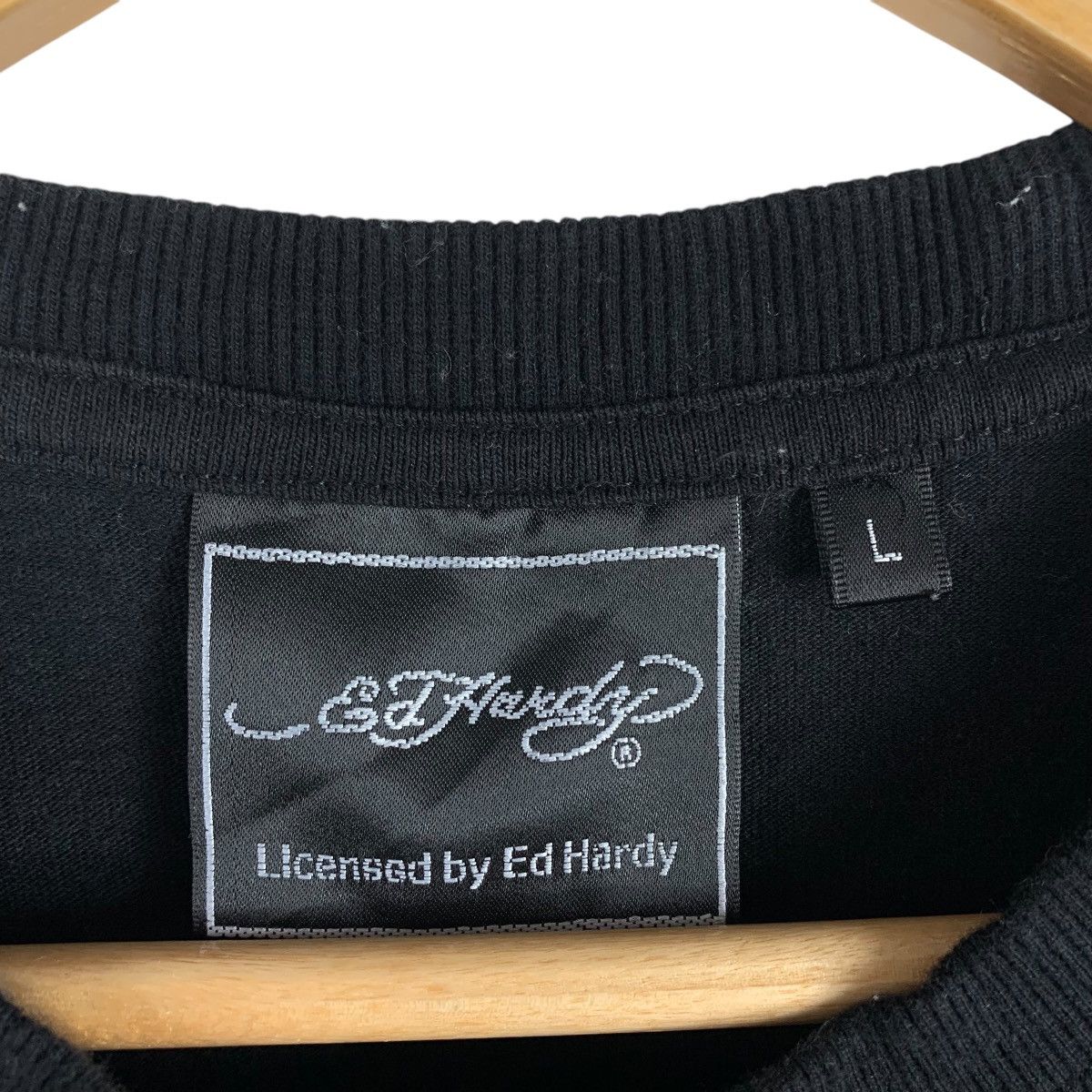 Christian Audigier Vintage Ed Hardy California Devil Embroidered Tee Size US L / EU 52-54 / 3 - 4 Thumbnail