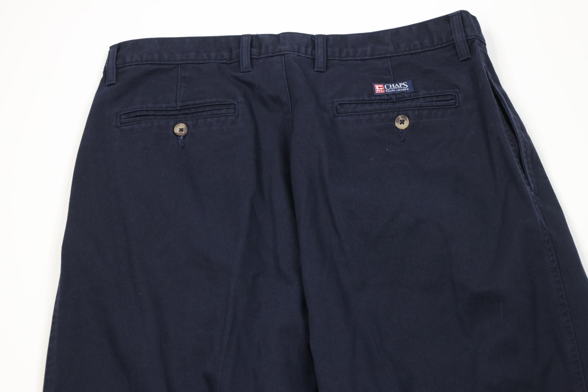 Polo Ralph Lauren Vintage 90s Chaps Ralph Lauren Wide Leg Pleated Chino Pants Size US 34 / EU 50 - 11 Thumbnail