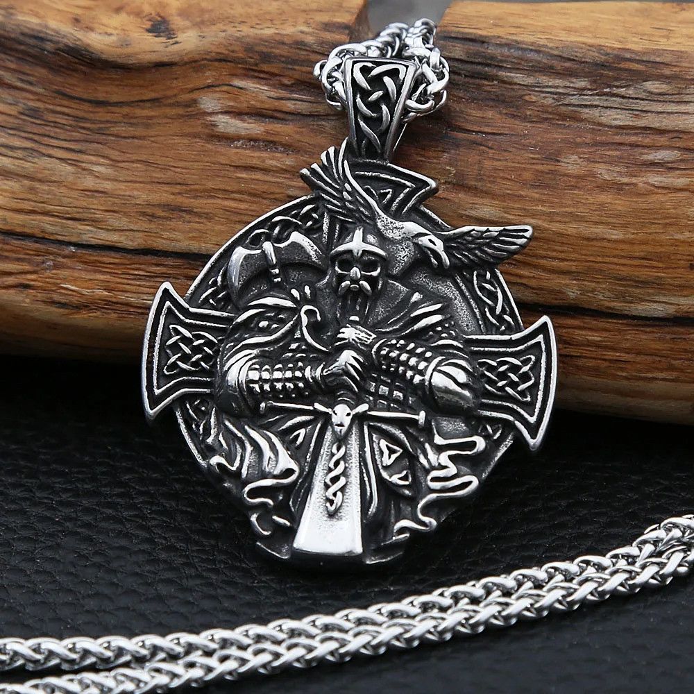 Other Vintage Viking Warrior Pendant Necklace Size ONE SIZE - 4 Thumbnail