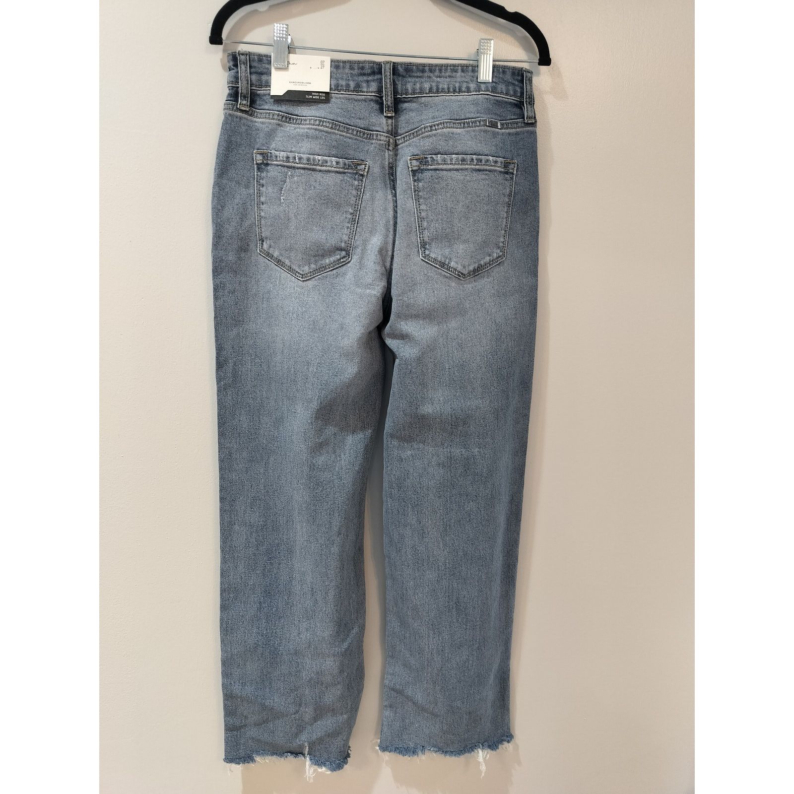 Other KanCan High Rise Slim Wide Leg Jeans - KC2565L - Size 7/27 Size 27" / US 4 / IT 40 - 4 Thumbnail