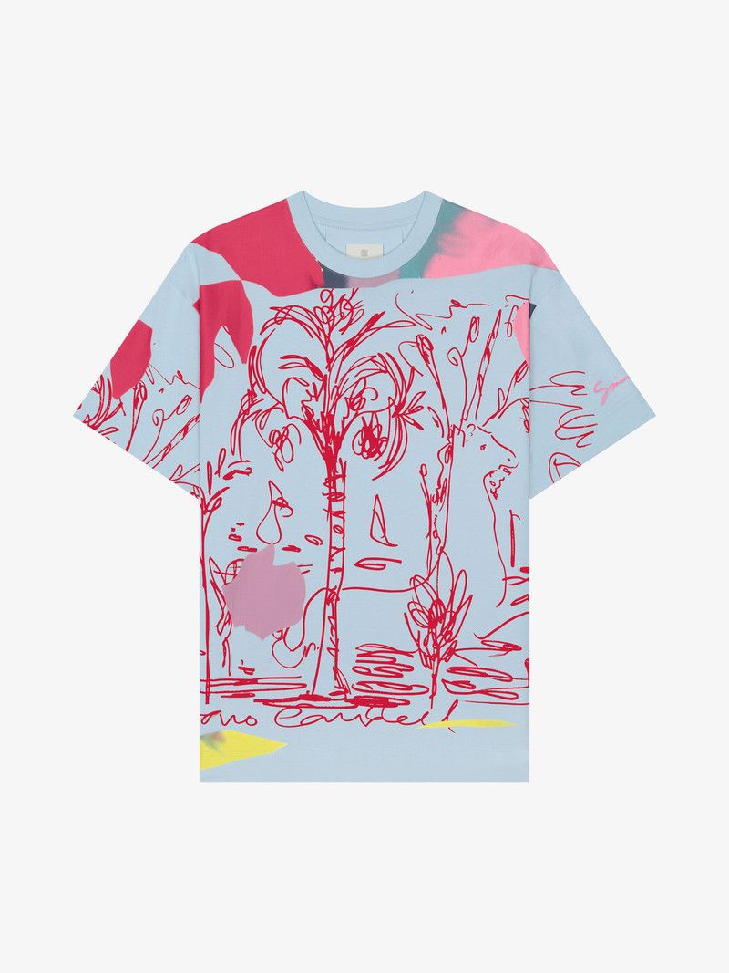 Givenchy o1w1db10326 Regular Fit T-Shirt in Multicolor Size US XS / EU 42 / 0 - 1 Thumbnail