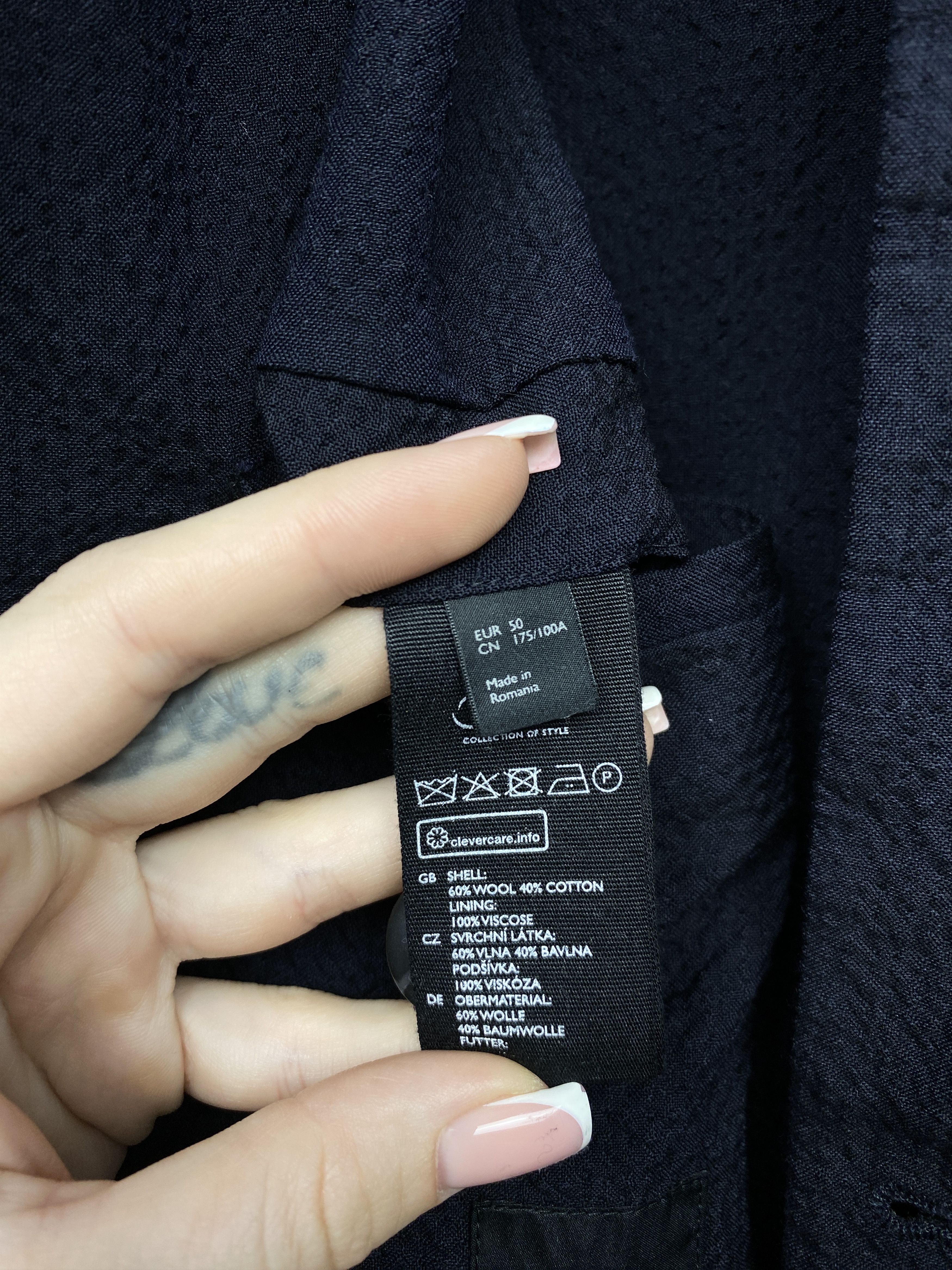 Cos COS Mens Wool - Cotton Blazer Jacket Size US M / EU 48-50 / 2 - 4 Thumbnail