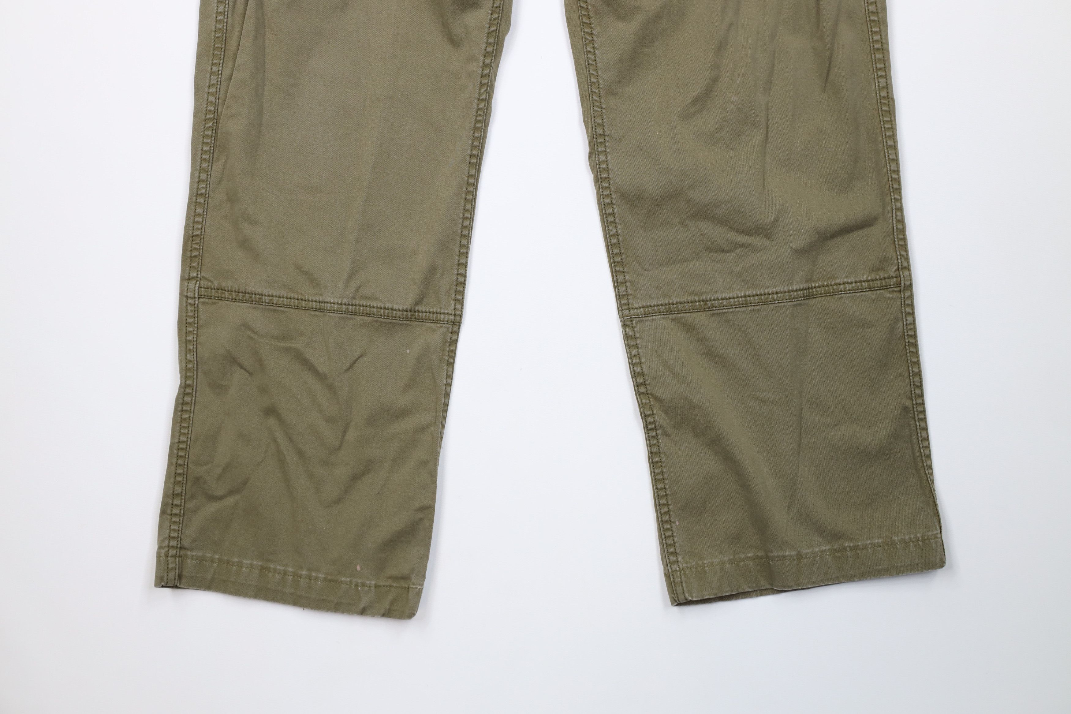 Lands' End Vintage Lands End Relaxed Wide Leg Cargo Pants Green Size US 38 / EU 54 - 4 Thumbnail
