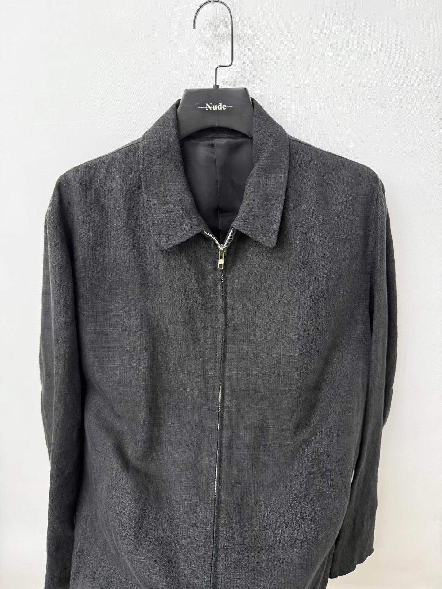 Yohji Yamamoto Yohji Yamamoto Y's for men Linen Texture Lapel Jacket K20 Size US L / EU 52-54 / 3 - 5 Thumbnail
