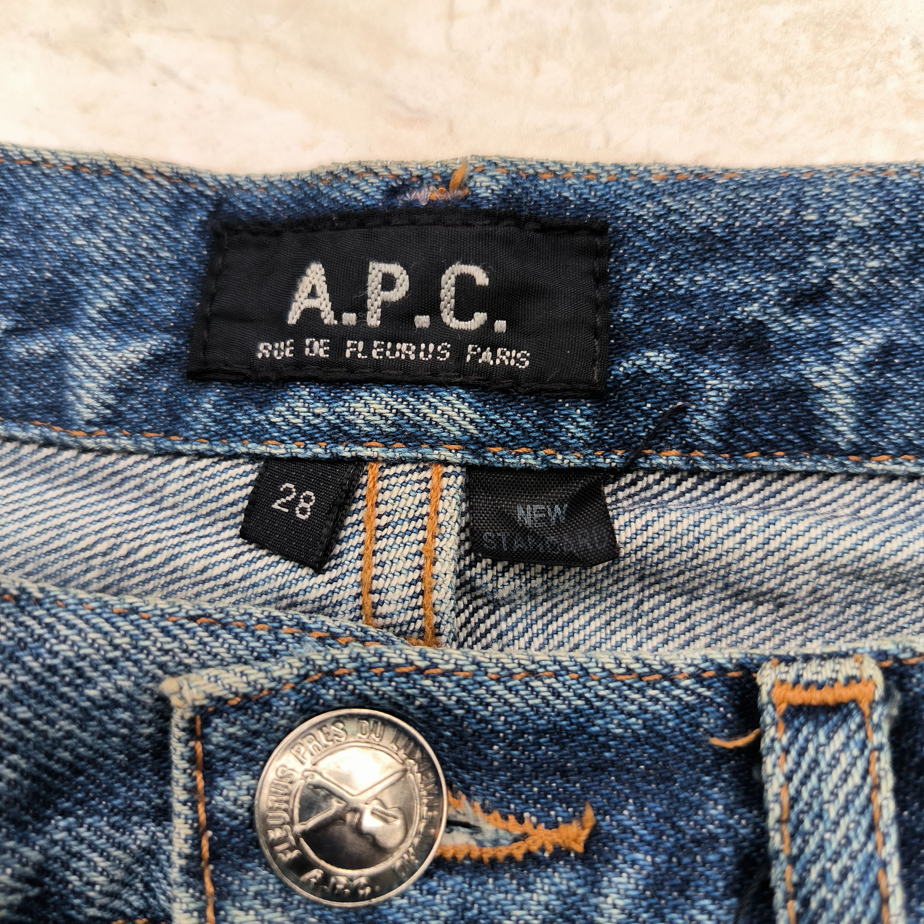 A.P.C. APC NEW STANDARD SELVEDGE DENIM JEANS Size US 28 / EU 44 - 3 Thumbnail