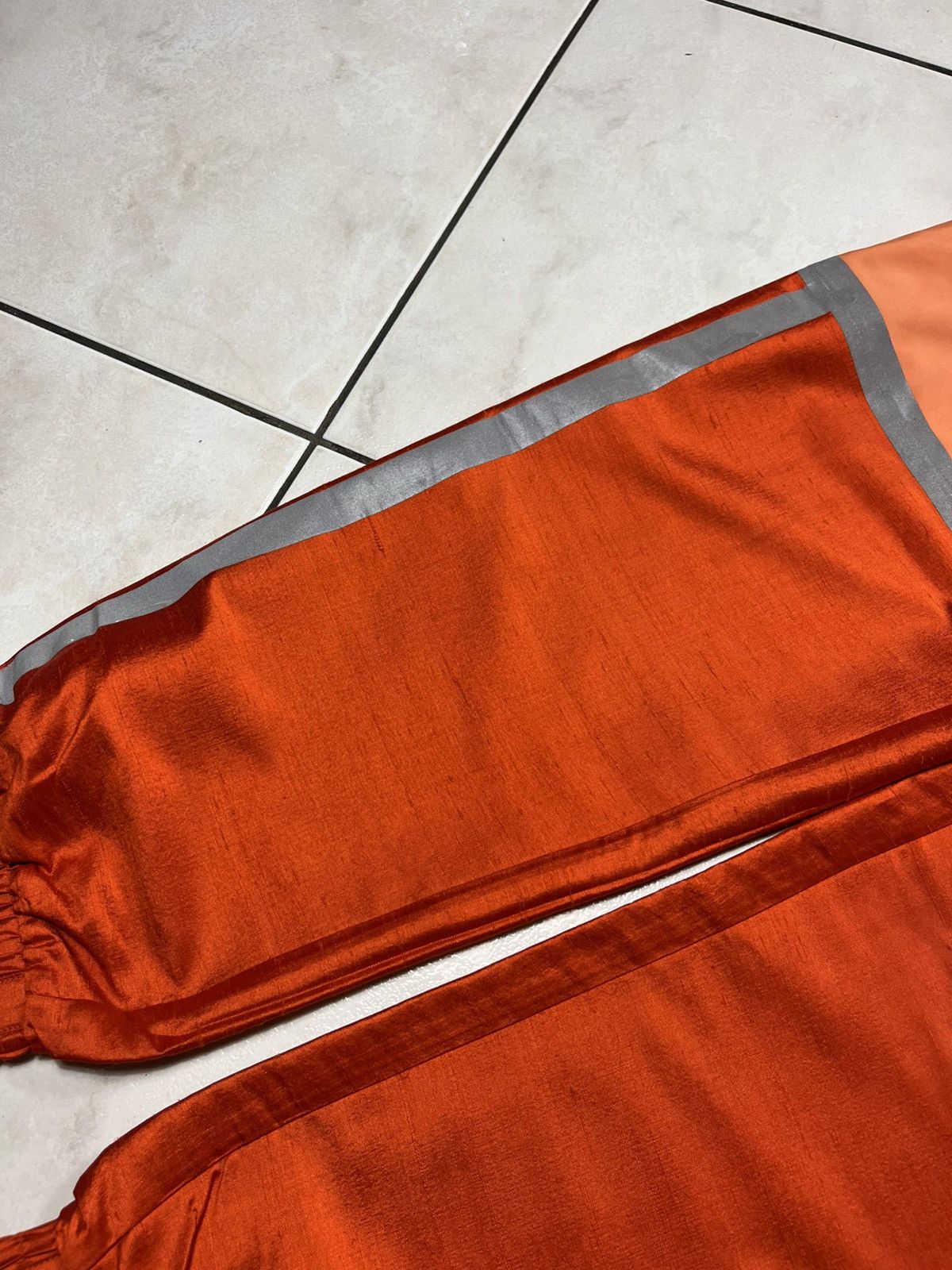 Astrid Andersen × Designer Astrid Andersen silk silver tape track pants reflective Size US 32 / EU 48 - 10 Thumbnail