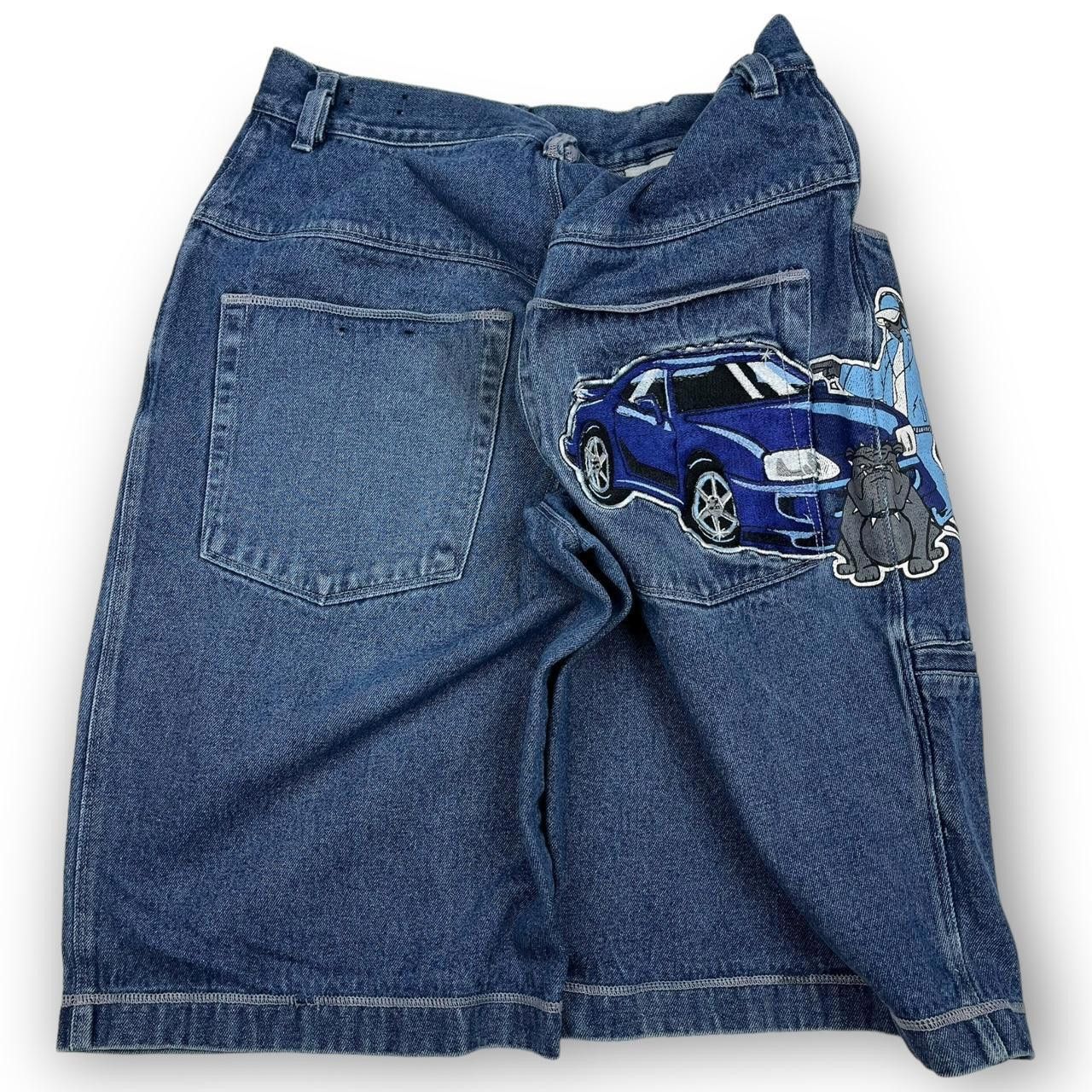 Designer Men's Blue Shorts Size US 30 / EU 46 - 2 Thumbnail