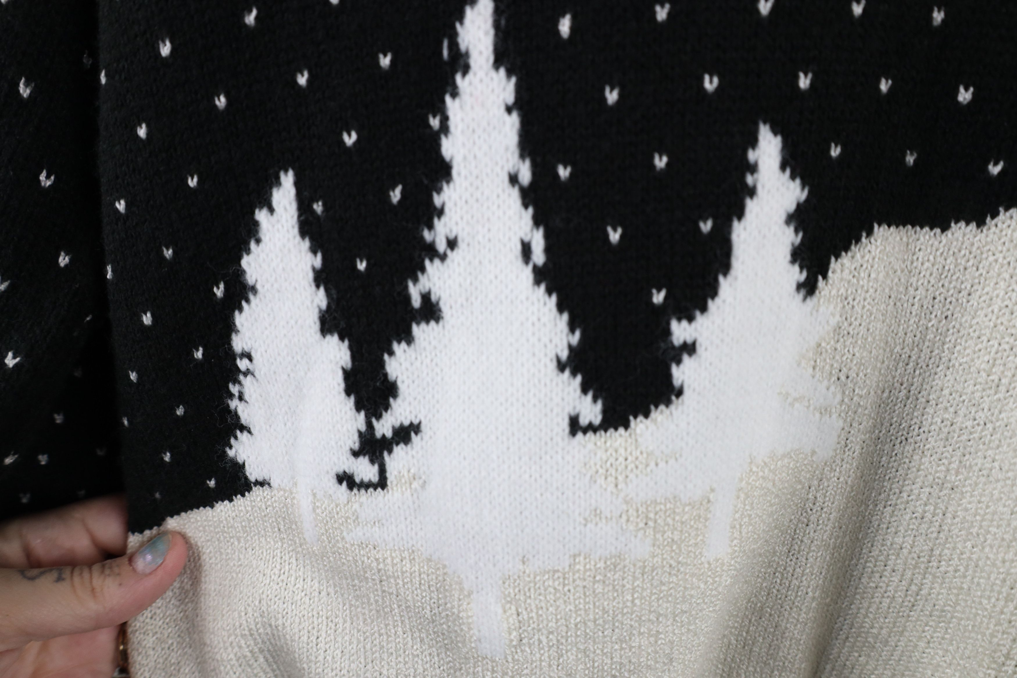 Vintage Vintage 90s Streetwear All Over Print Knit Sweater USA Size L / US 10 / IT 46 - 11 Thumbnail