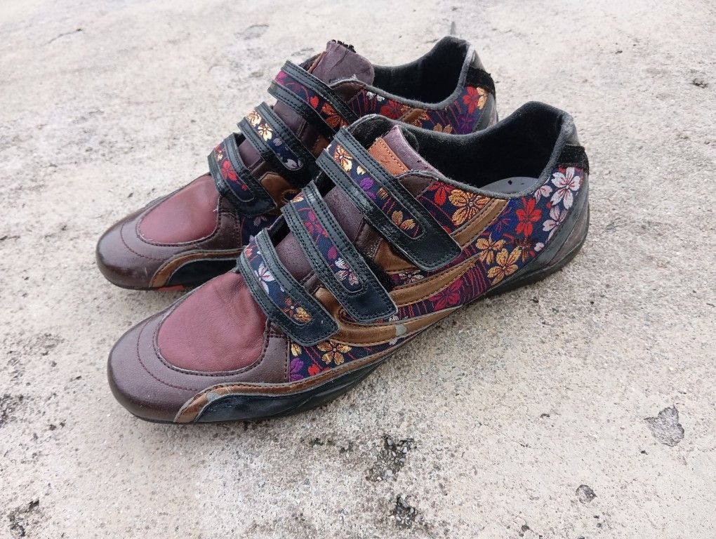Japanese Brand Kagura Denim & Dragon Beard Shoes 🐉 Japanese Sukajan Art 🎌 Size US 36 / EU 52 - 6 Thumbnail