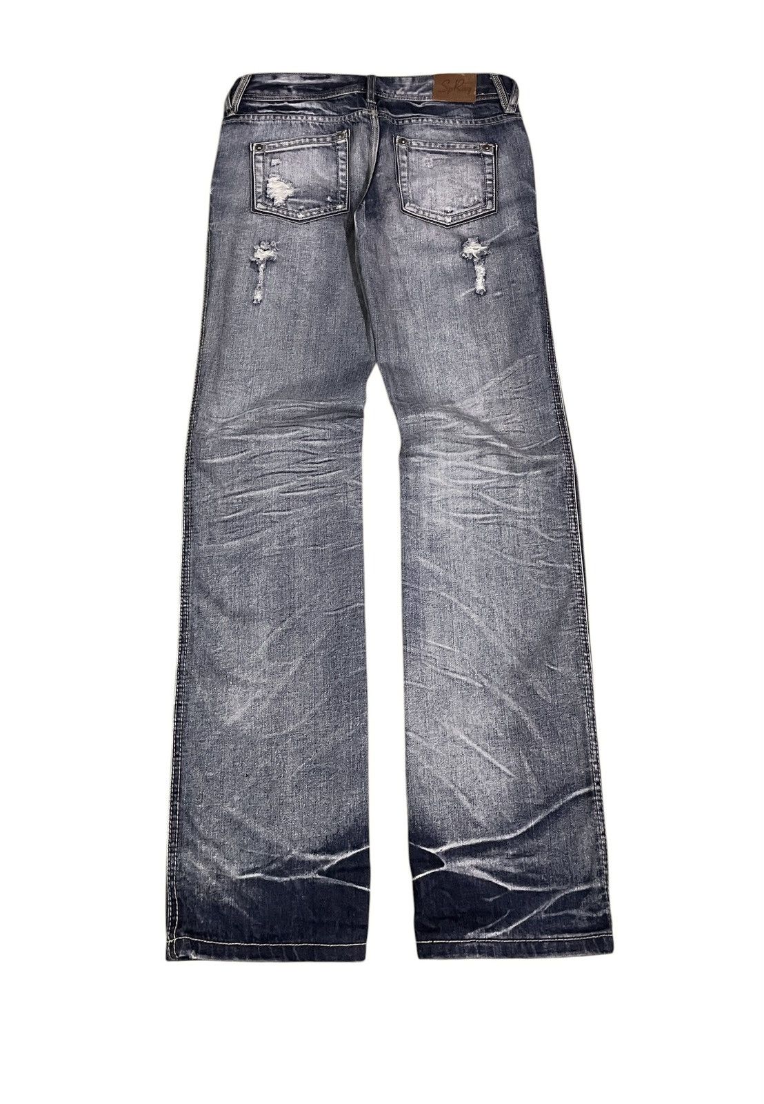 Japanese Brand Rare Vintage Japanese Brand SP Ray Distressed Jeans 2000s Size US 30 / EU 46 - 2 Thumbnail