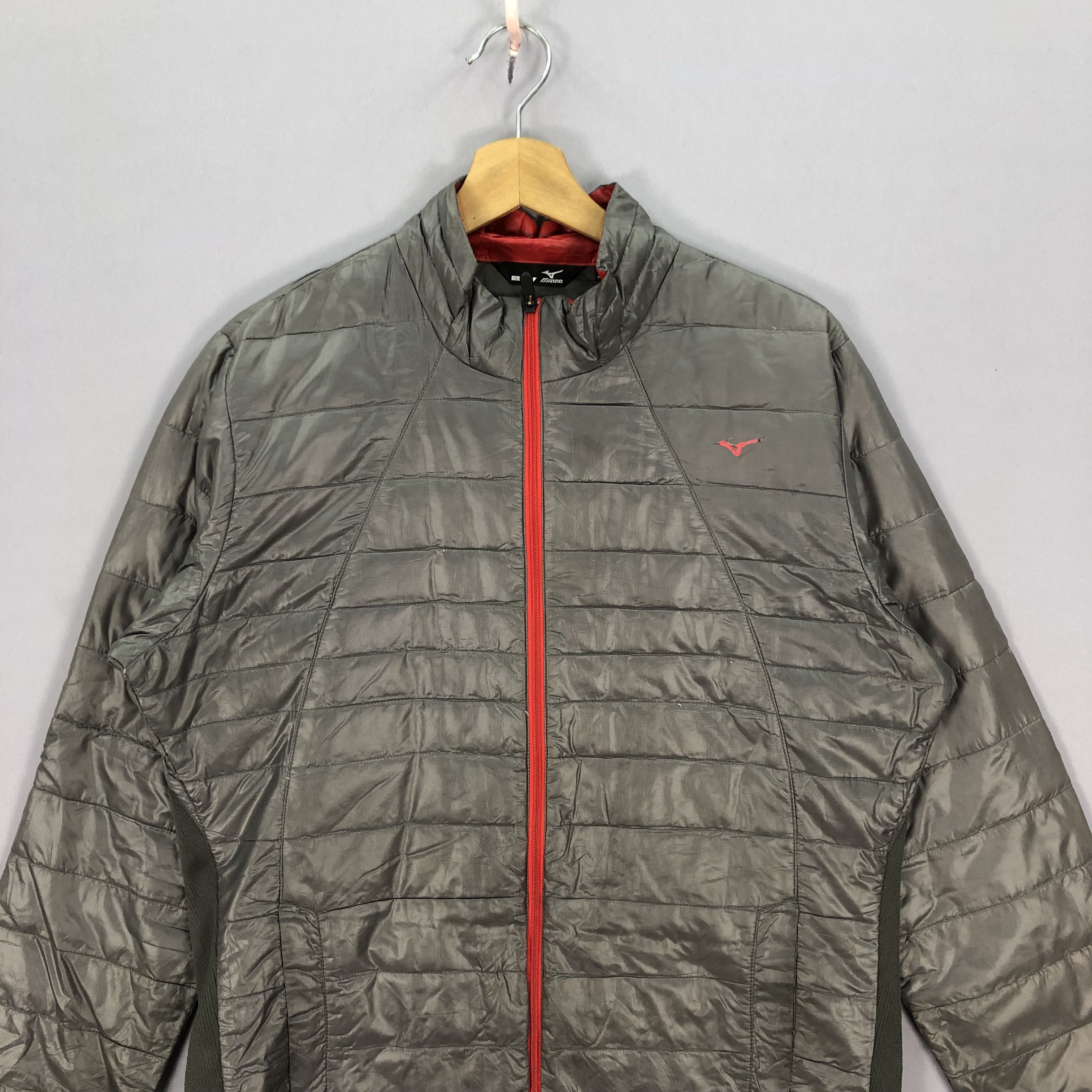 Japanese Brand × Mizuno × Vintage Vintage Mizuno Breath Thermo Puffer Zipper Jacket Size US M / EU 48-50 / 2 - 6 Thumbnail