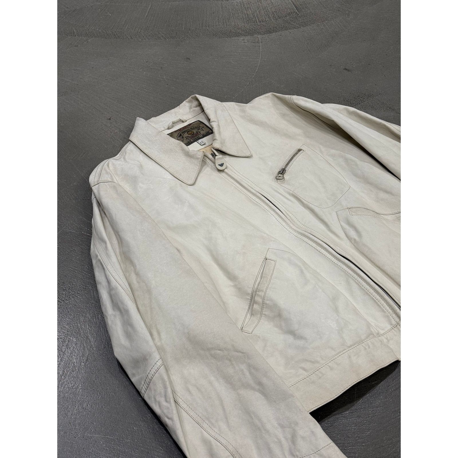 Giorgio Armani 1990s Emporio Armani leather jacket Size US L / EU 52-54 / 3 - 3 Thumbnail