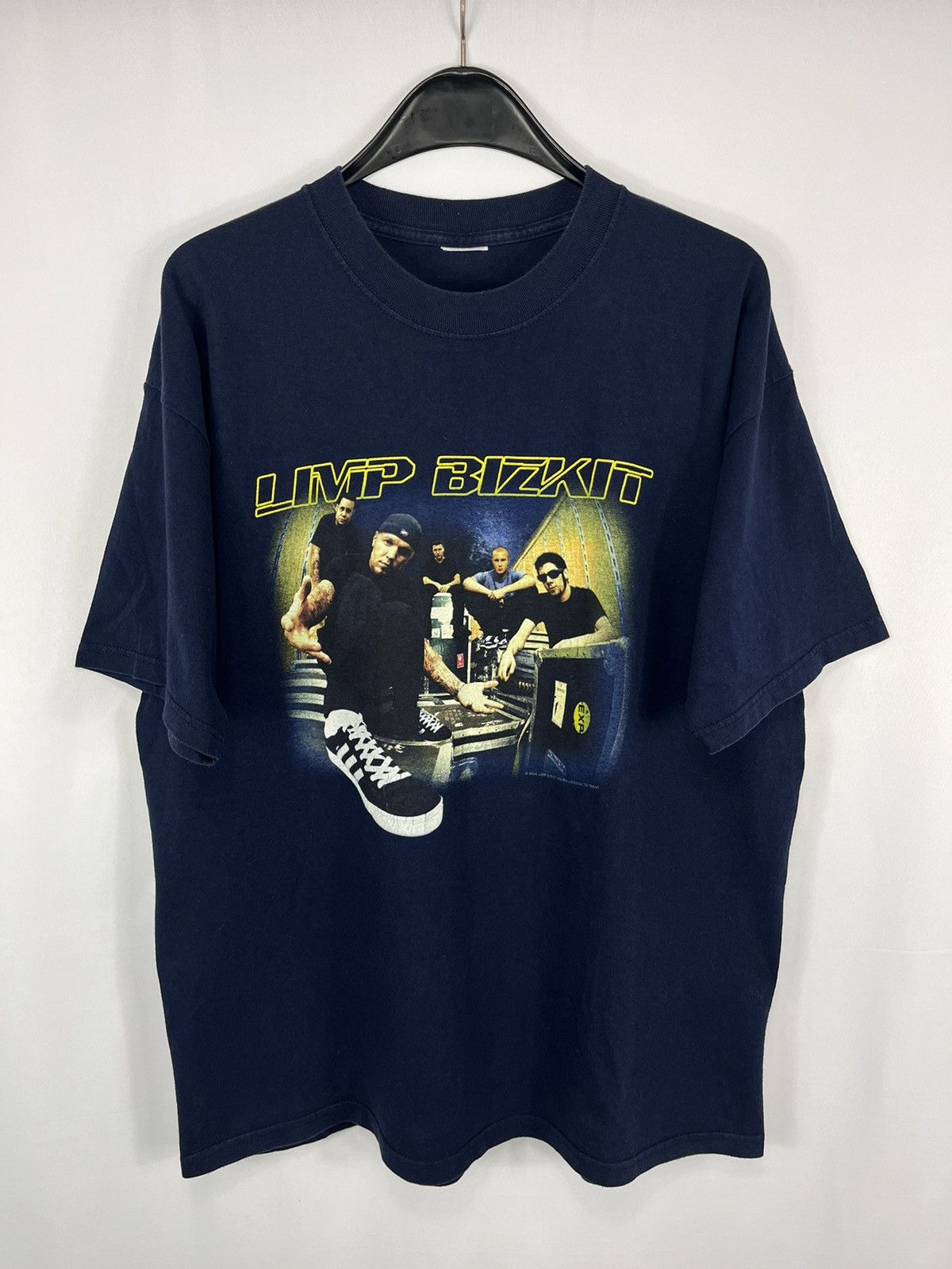 image of Band Tees x Vintage Limp Bizkit 00S Vintage T-Shirt in Blue, Men's (Size XL)