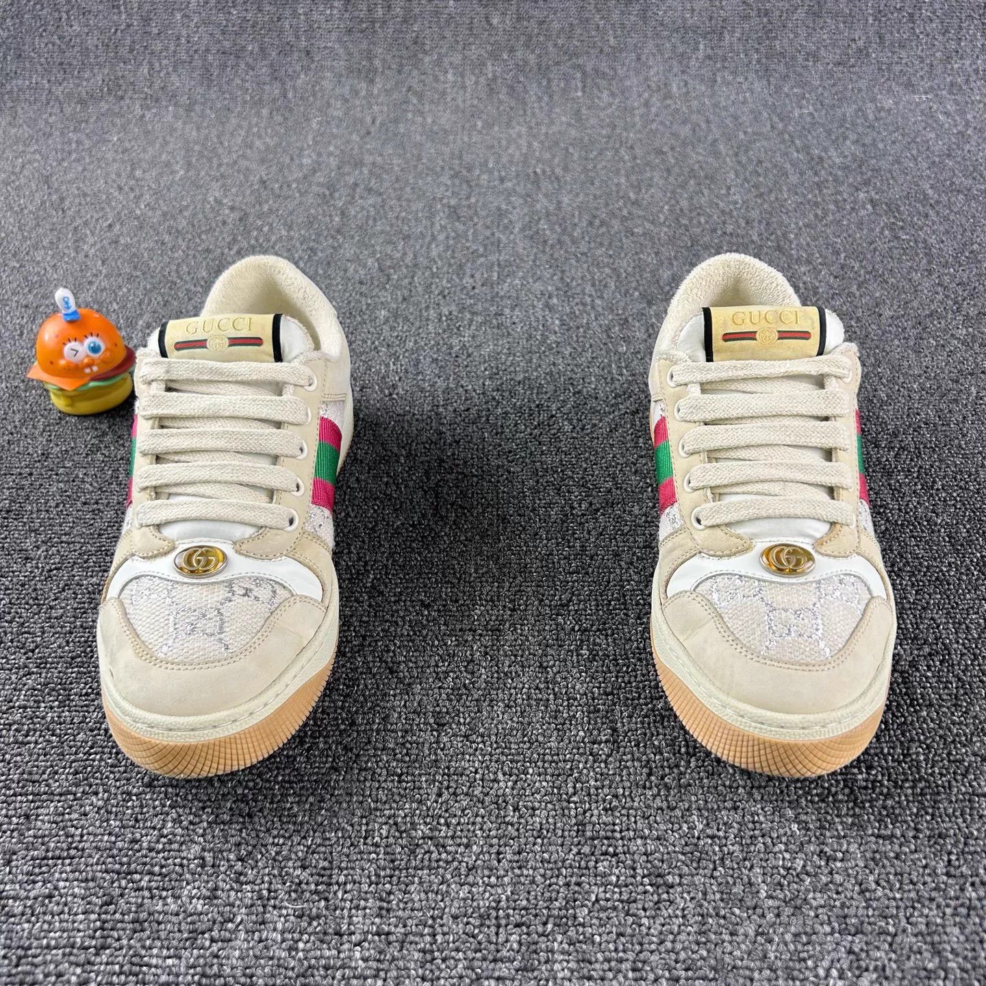 Gucci Gucci Pink & White Rhyton 36.5 like new Size US 5.5 / IT 35.5 - 2 Thumbnail