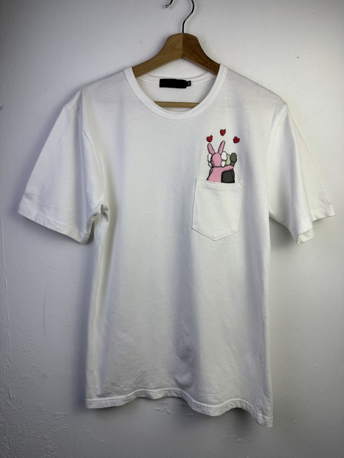 Original Fake KAWS + Original Fake Pink Accomplice shirt. Size US M / EU 48-50 / 2 - 1 Thumbnail