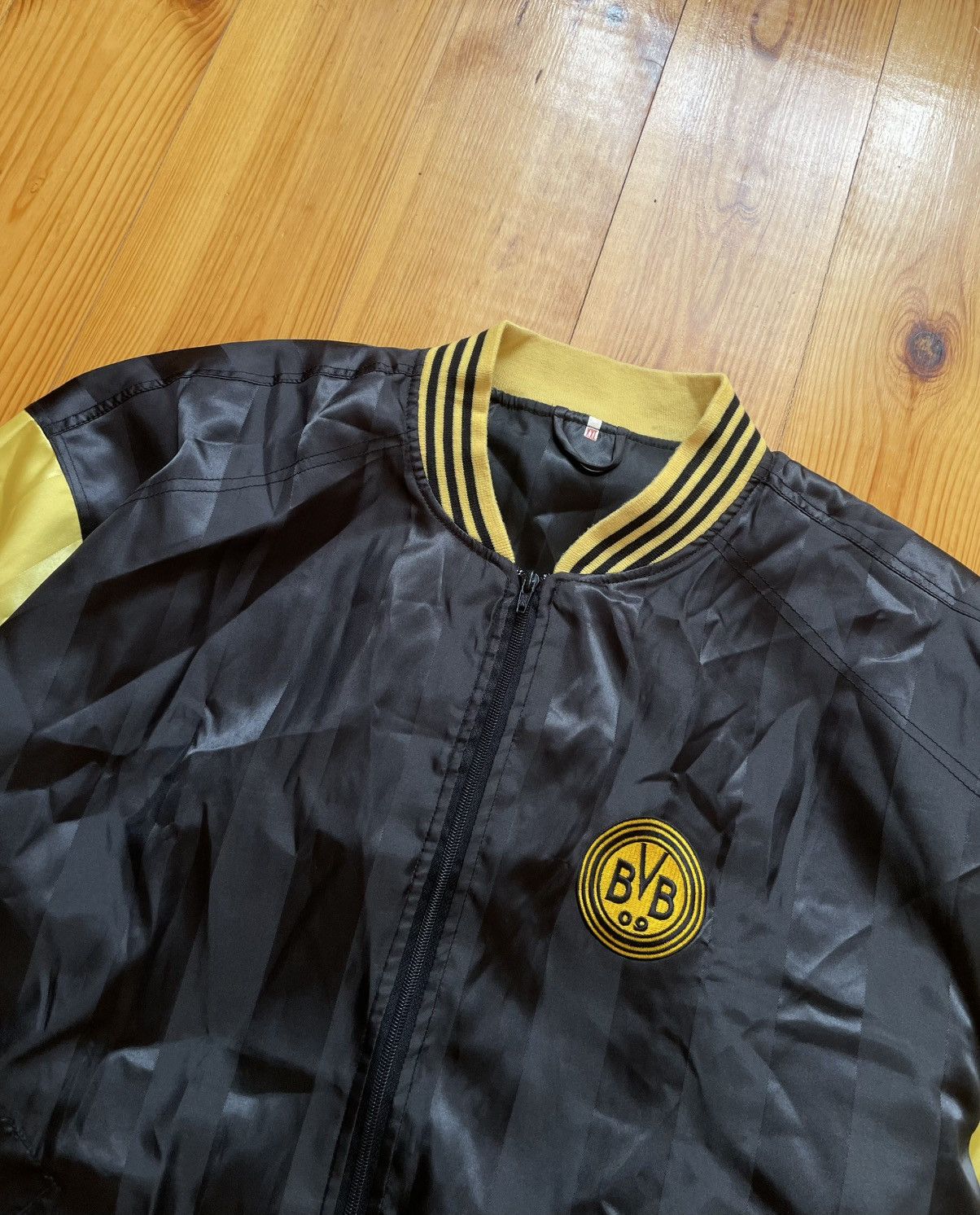 Other Vintage 90S Borussia Dortmund BVB Football Bomber Jacket Size US XXL / EU 58 / 5 - 4 Thumbnail