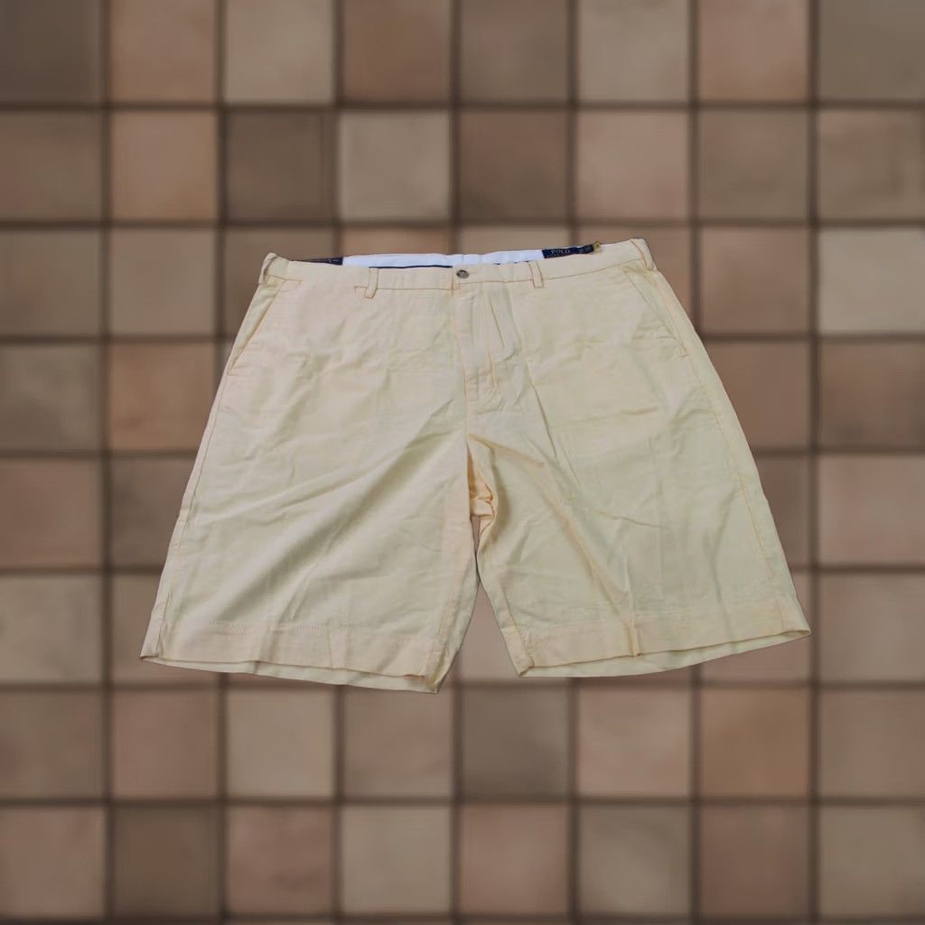 Polo Ralph Lauren Polo Ralph Lauren Shorts Mens 42 Tall Yellow Chino Outdoors Golf Preppy NEW Size US XL / EU 56 / 4 - 1 Thumbnail