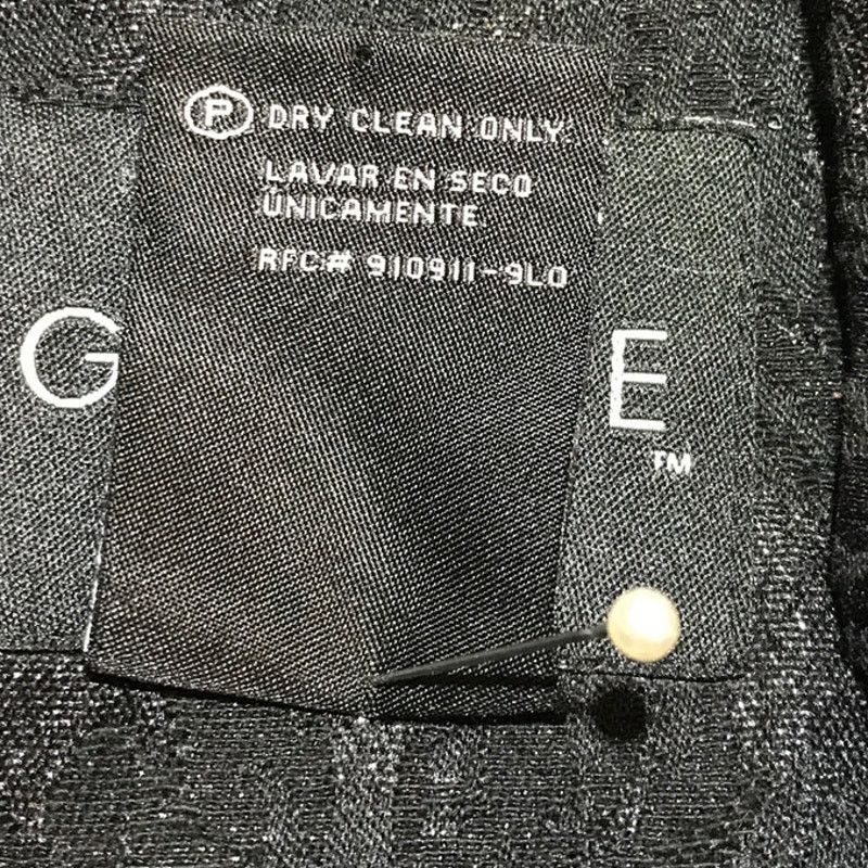 George George Black Floral High Neck ¾ Sleeve Lined Jacket 12 Size XL / US 12-14 / IT 48-50 - 4 Thumbnail