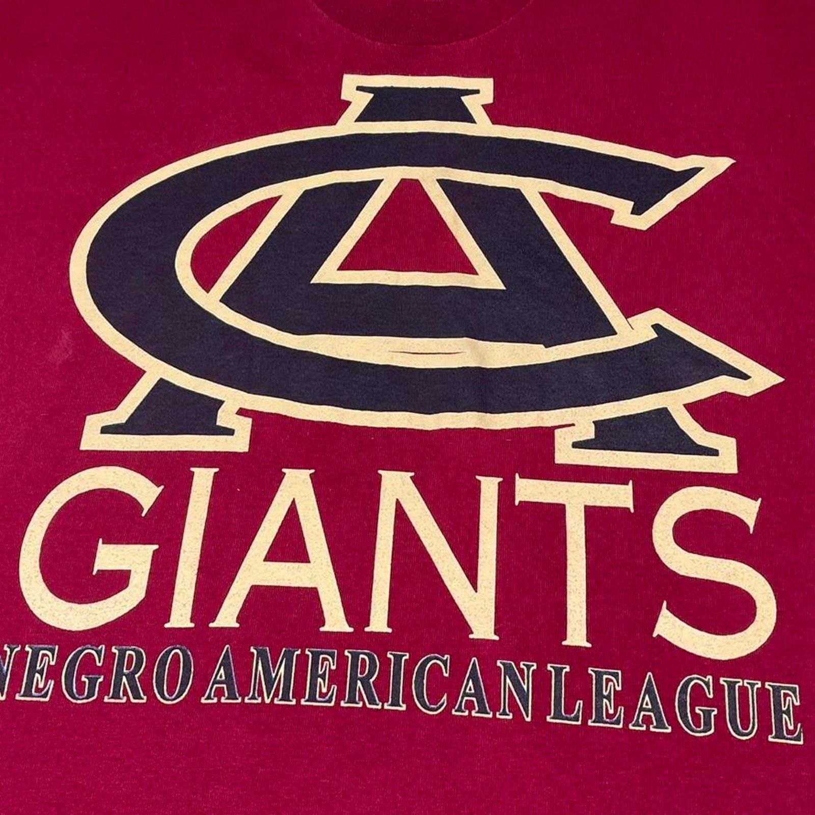 Fruit Of The Loom Vintage negro league shirt 90s Chicago American Giants XXL Size US XXL / EU 58 / 5 - 3 Thumbnail