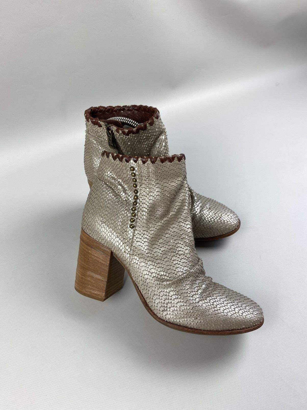 A.S.98 A.S. 98 ladies avant-garde heeled boots size 39 Size US 9 / IT 39 - 4 Thumbnail