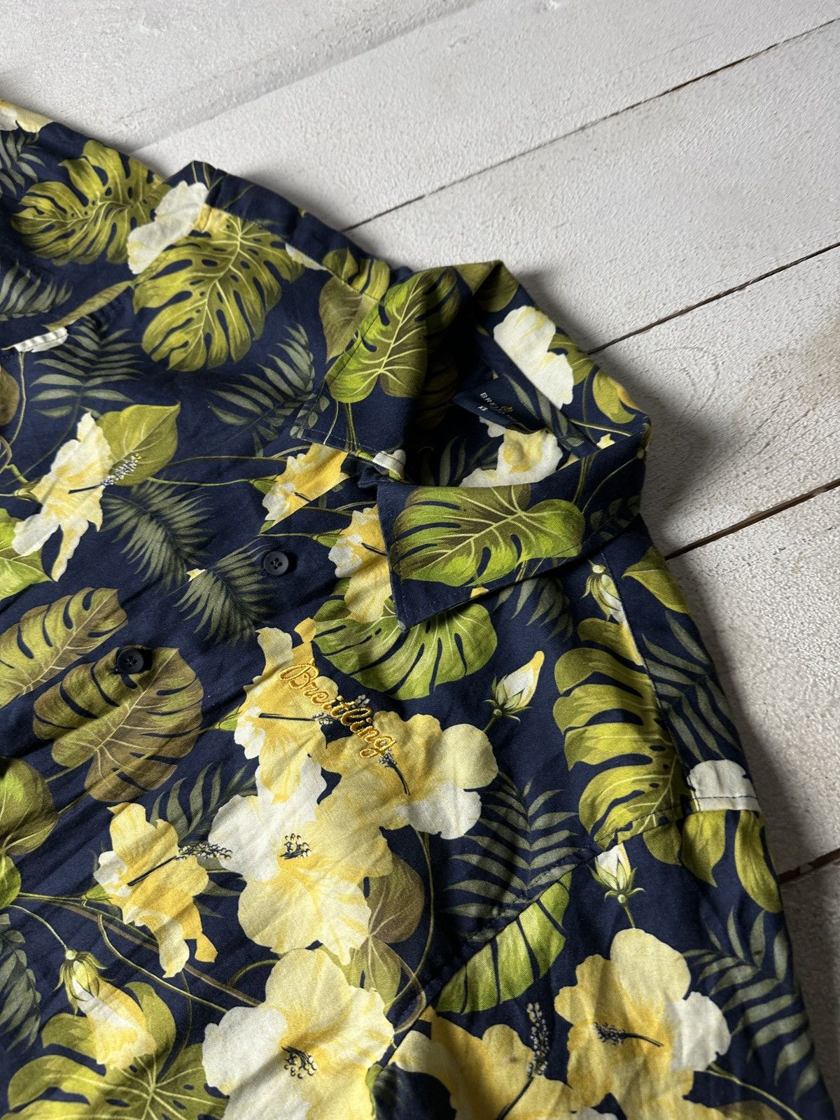 Breitling 🚨Vintage BREITLING Hawaii short sleeve button up surf shirt Size US XS / EU 42 / 0 - 5 Thumbnail