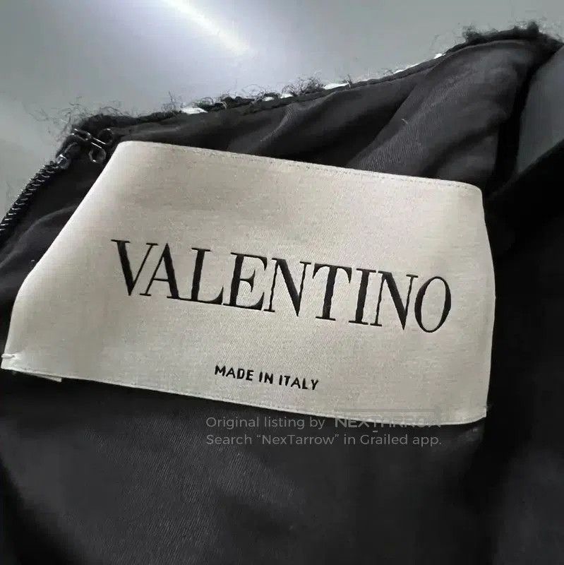 Valentino Valentino Short Sleeve Gray Cotton Dress . Size XXS / US 00 / IT 34 - 4 Thumbnail