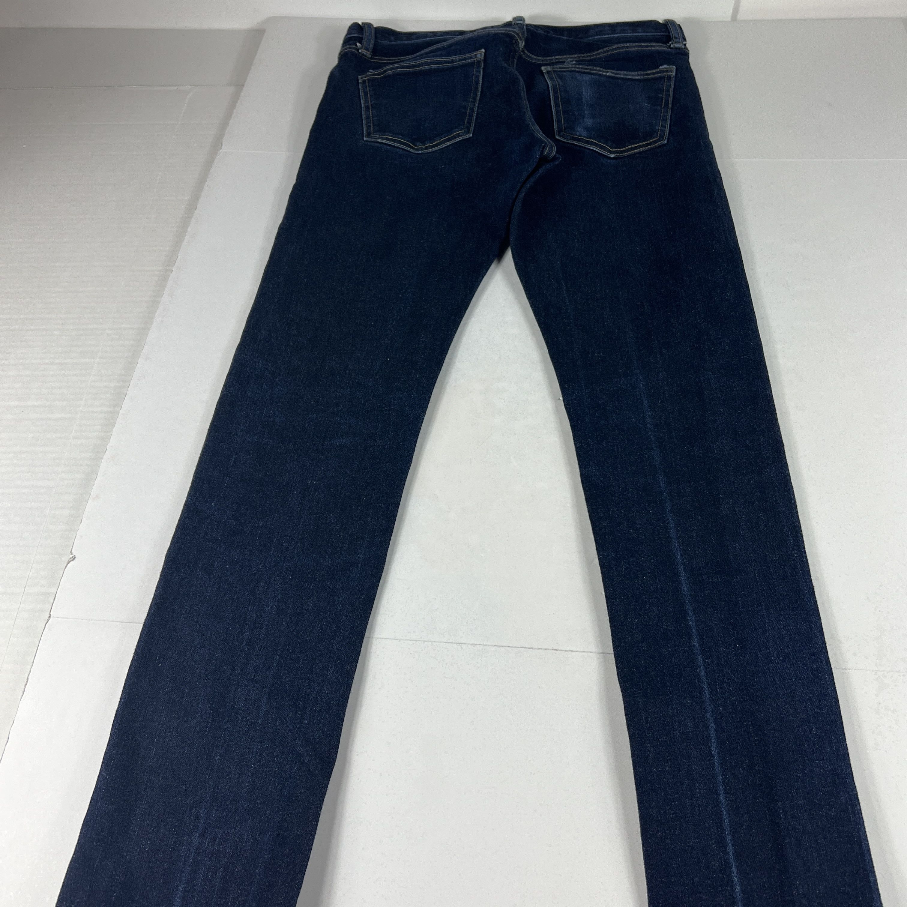 Uniqlo Uniqlo Jean Skinny Tapered Selvedge Kaihara Dark Blue Denim Size US 30 / EU 46 - 10 Thumbnail