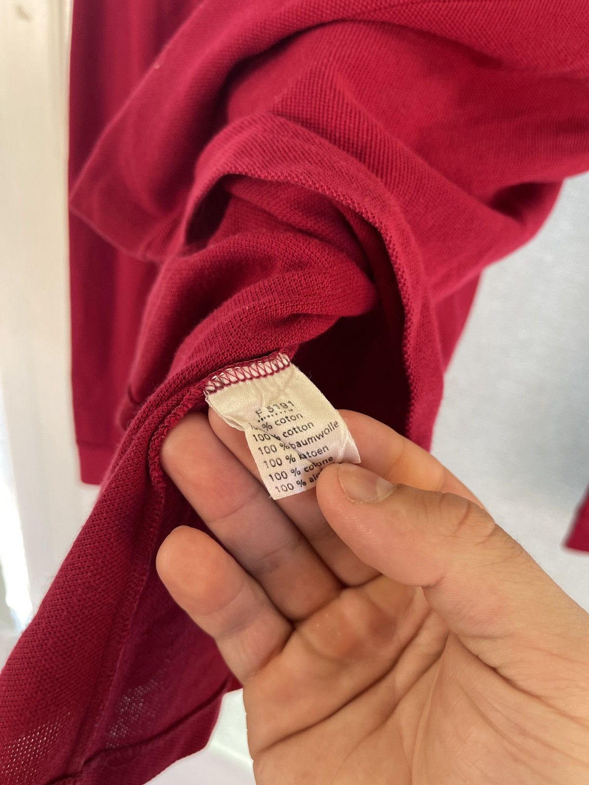 Lacoste × Vintage Vintage Y2K Lacoste Polo Rugby Long Sleeve Mens 90s Size US S / EU 44-46 / 1 - 7 Thumbnail