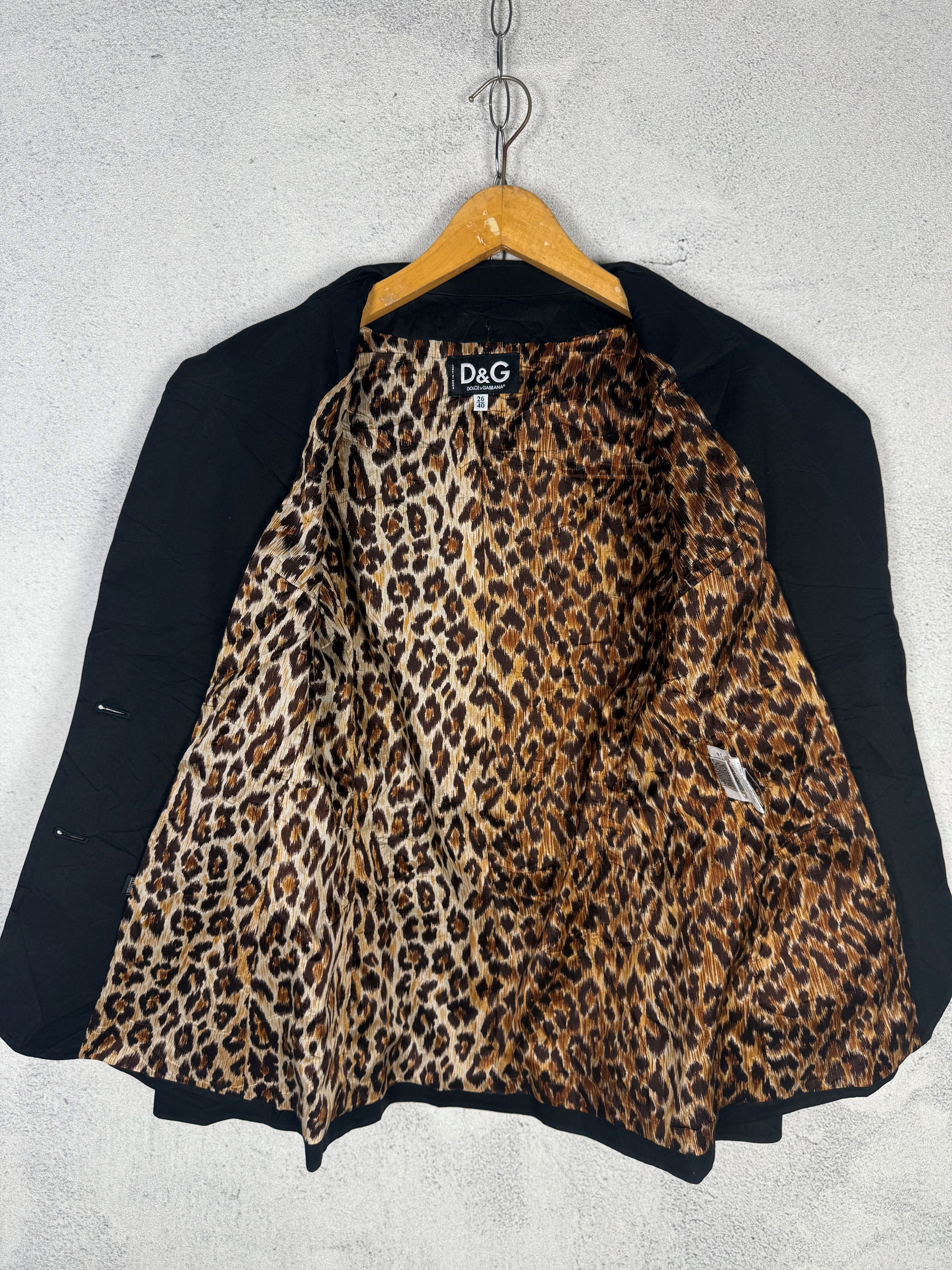 Dolce & Gabbana Dolce & Gabbana Blazer D&G Size S / US 4 / IT 40 - 5 Thumbnail