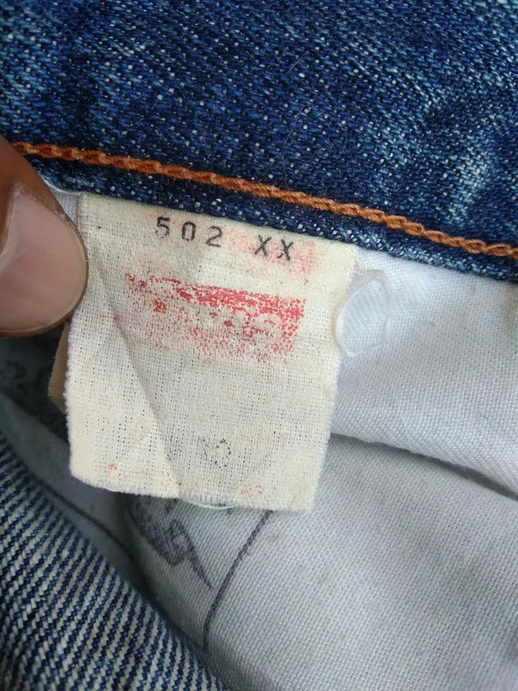 Levi's Vintage 60s LVC 502 XX Levi's Big E Japan Selvedge Redline Size US 30 / EU 46 - 13 Thumbnail