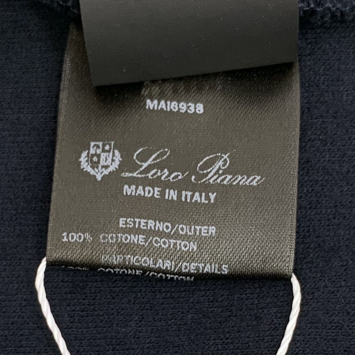 Loro Piana Loro Piana Logo Hoodie Jacket Navy (M) Size US M / EU 48-50 / 2 - 8 Thumbnail