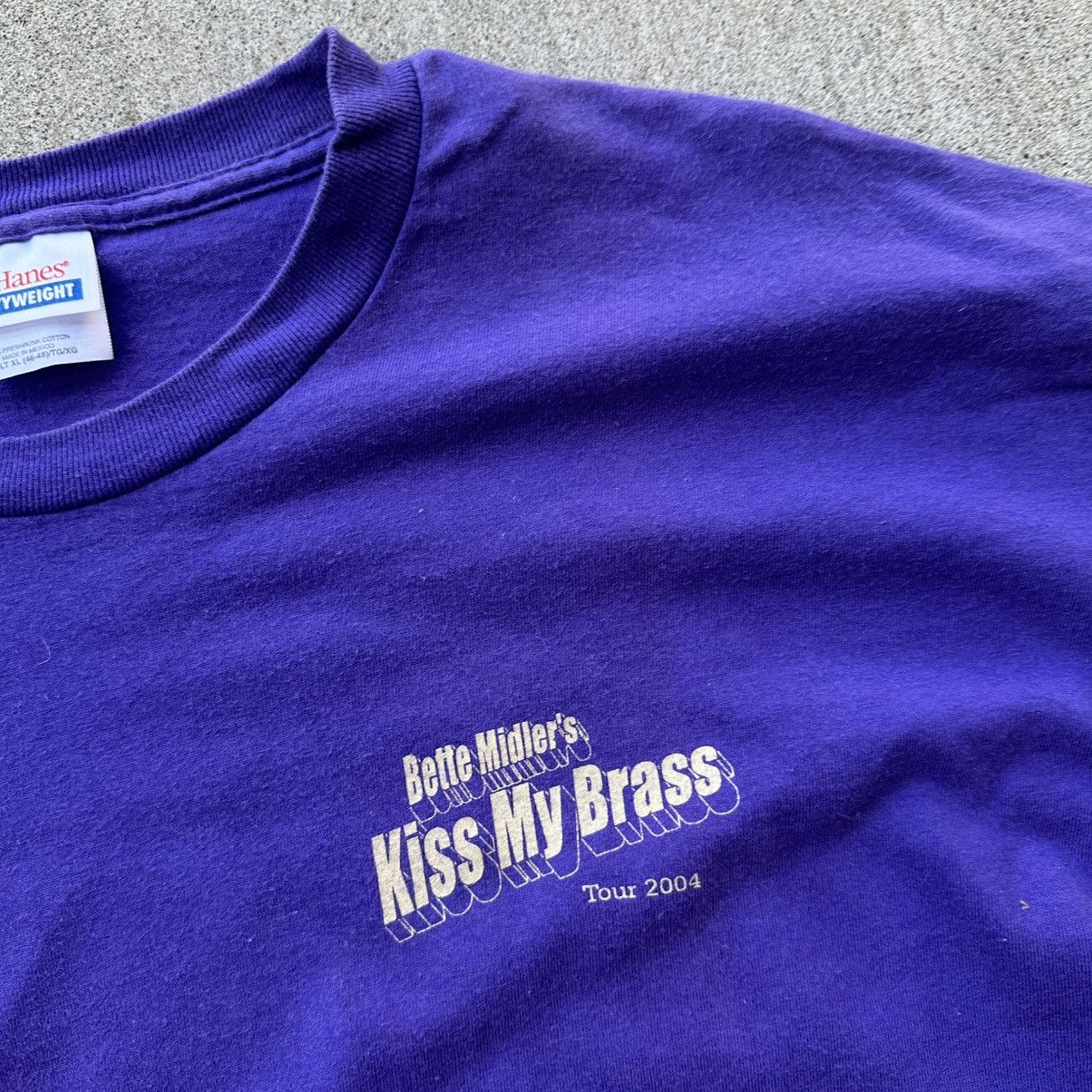 Band Tees Bette Milder Kiss My Brass Concert T Shirt Xl Y2K Local Crew Size US XL / EU 56 / 4 - 2 Thumbnail