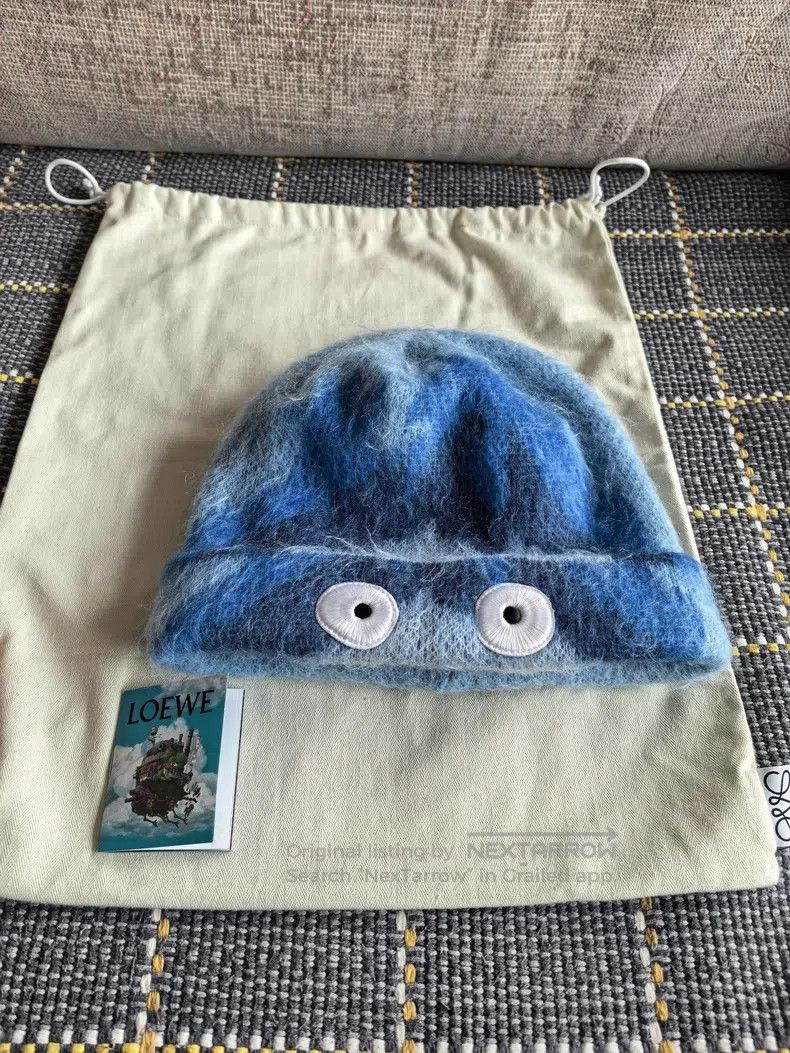 Loewe Loewe Blue Flame Wool Fleece Hat Size ONE SIZE - 1 Thumbnail