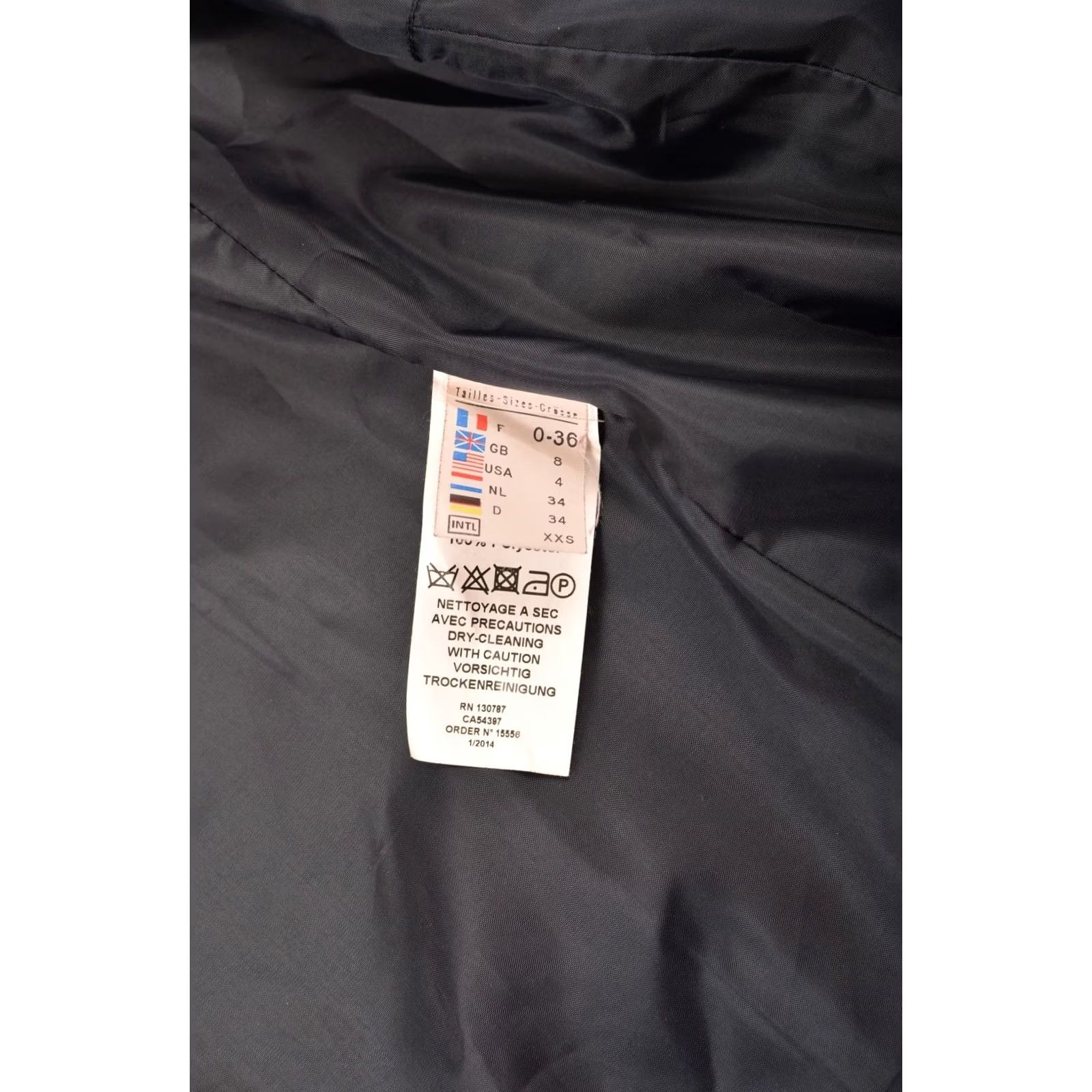 Saint James Saint James Double Breasted Dark Navy Wool Coat Anchor Buttons Coat Women XXS GB 8 100% Wool Navy Anchor Buttons 100% Wool Women Coat Size M / US 6-8 / IT 42-44 - 5 Thumbnail