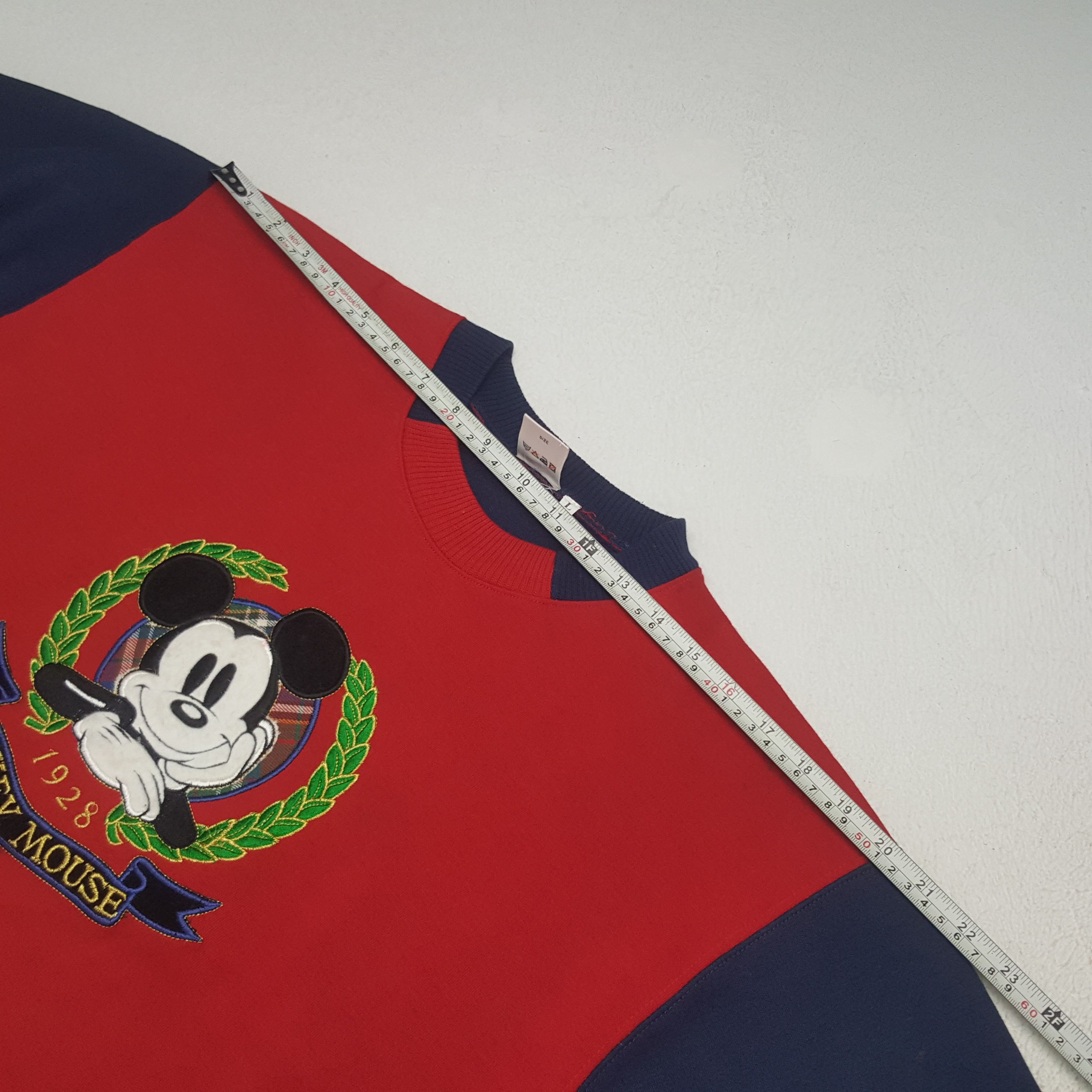 Disney × Mickey Mouse × Vintage Vintage Mickey Mouse Disney Cartoon Character Sweatshirt Size US M / EU 48-50 / 2 - 9 Thumbnail