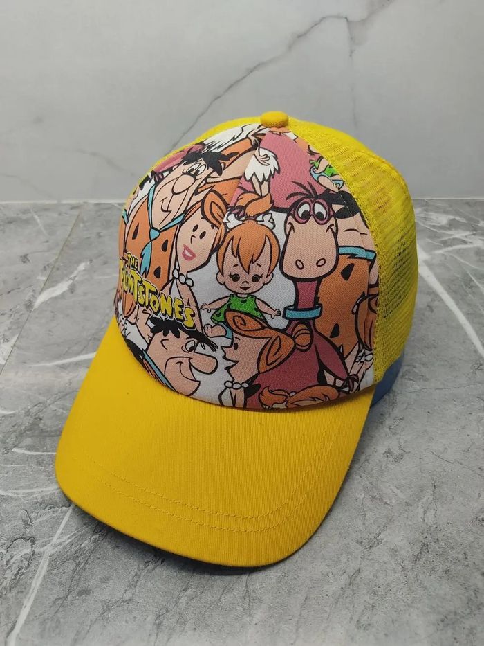 Anime 🔥 Vintage 🔥 Flintstones Trucker Hat Cap Size ONE SIZE - 1 Thumbnail
