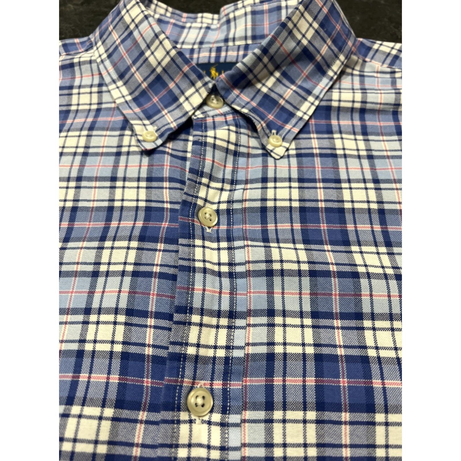 Ralph Lauren Ralph Lauren Button-Up Shirt Plaid Long Sleeve Men’s Blue White Pink L Oxford Casual Workwear Size US L / EU 52-54 / 3 - 4 Thumbnail