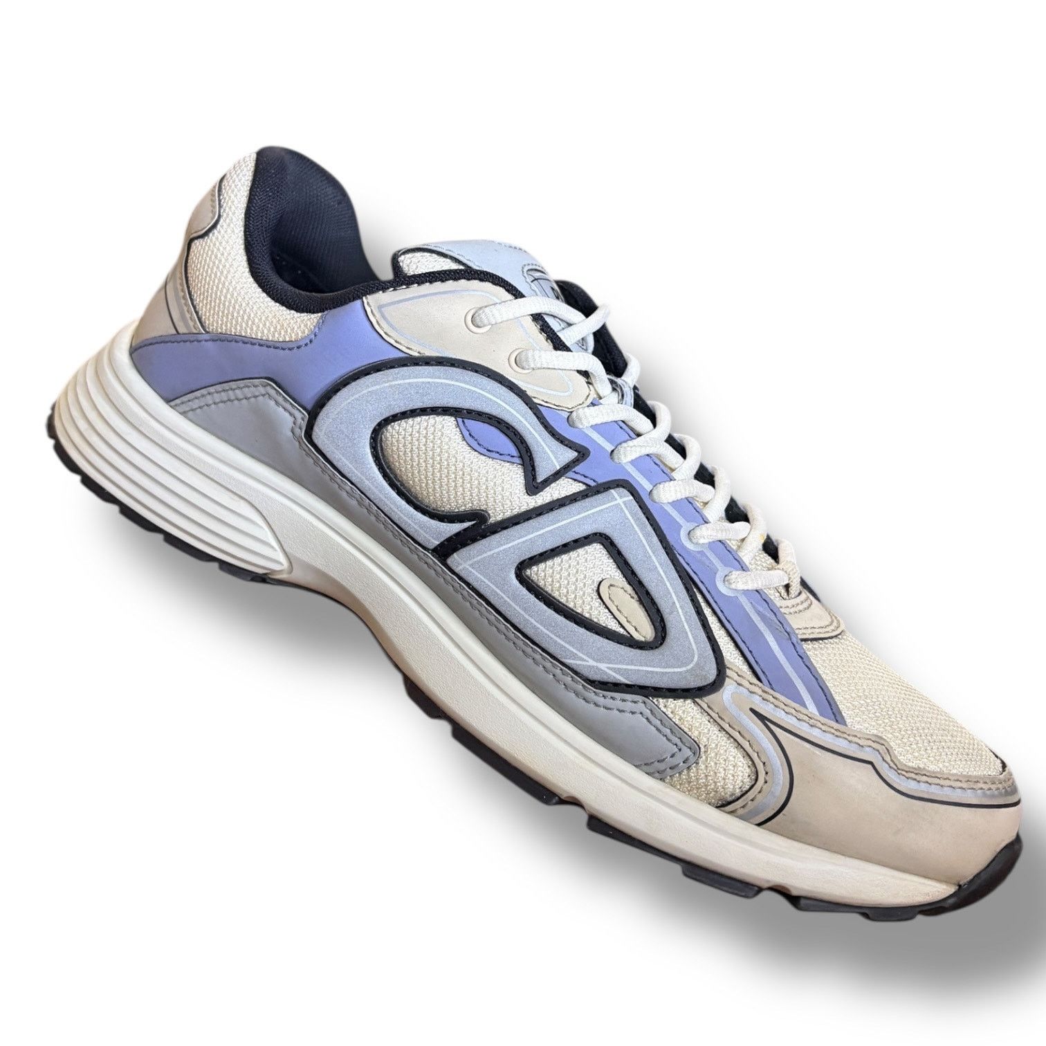 Dior Dior B30 Blue Tan Grey Sneakers | Size 45(12US) Size US 12 / EU 45 - 7 Thumbnail