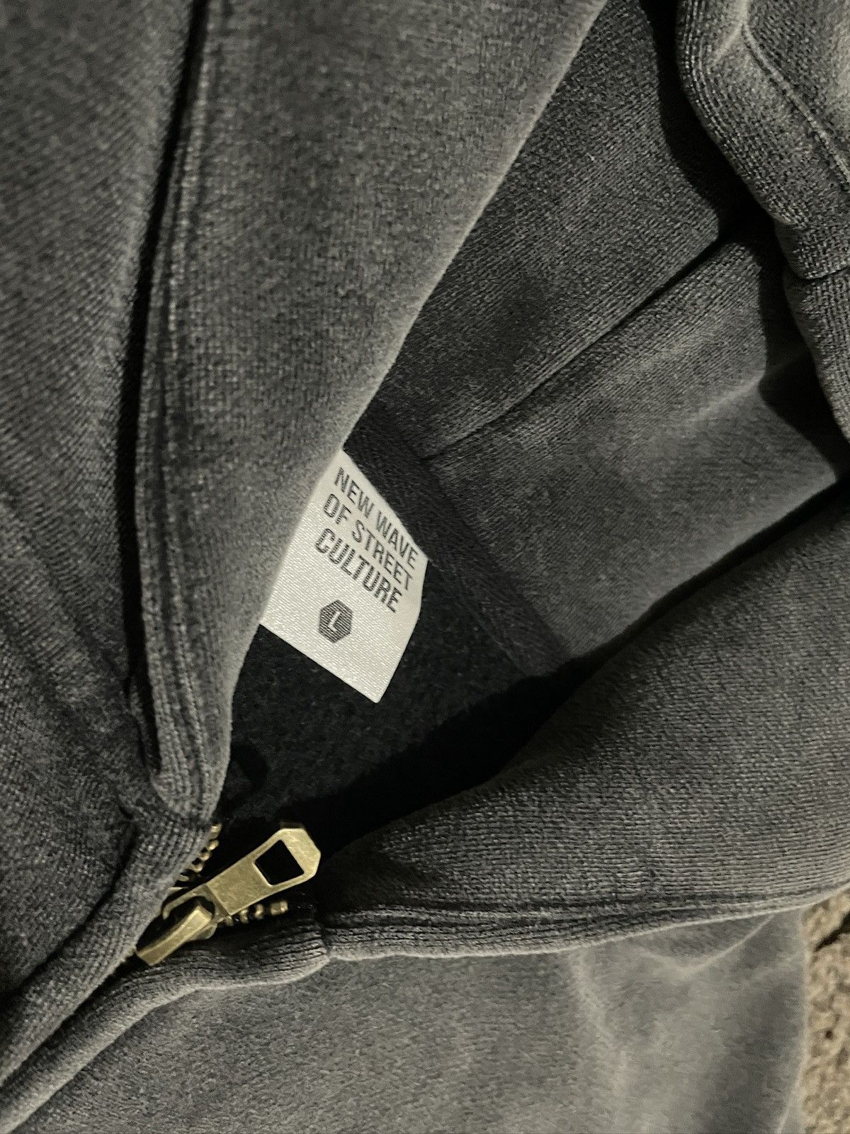 Other Culture Sewn Snow Washed Boxy Zip Hoodie Vintage Streetwear Size US L / EU 52-54 / 3 - 7 Thumbnail