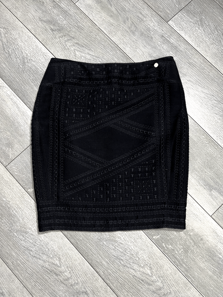 Versace Versace Collection Women's Skirt Cotton Blend Black Size 48 Size 34" / US 12 / IT 48 - 3 Thumbnail
