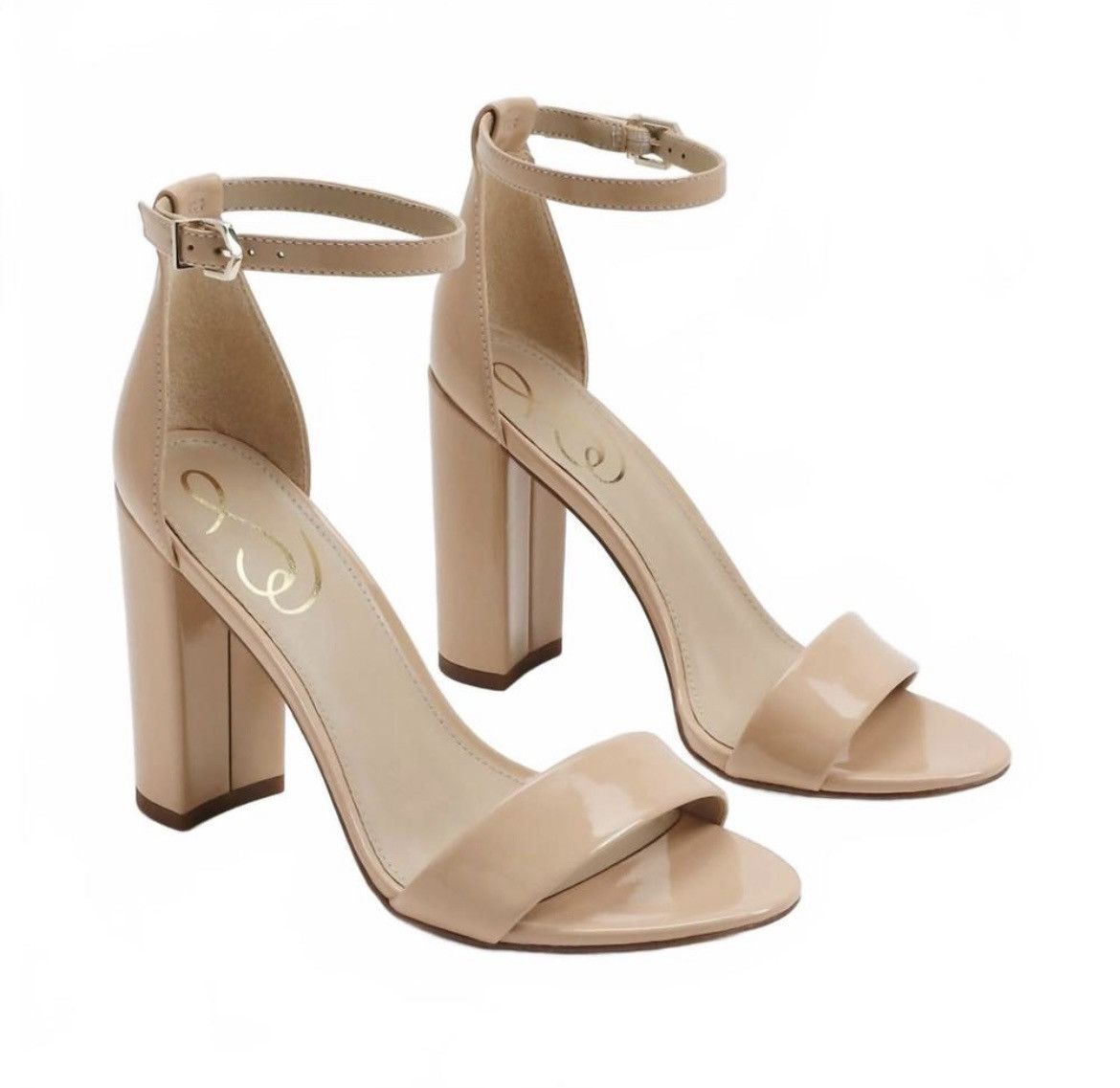 Sam Edelman SAM EDELMAN Yaro faux patent-leather sandals size US 9.5 Size US 9.5 / IT 39.5 - 1 Thumbnail