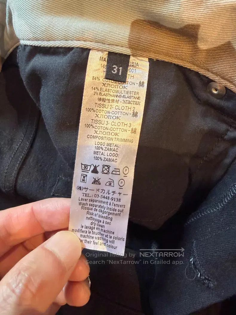 Givenchy Givenchy Black Denim Pants Size US 31 - 3 Thumbnail