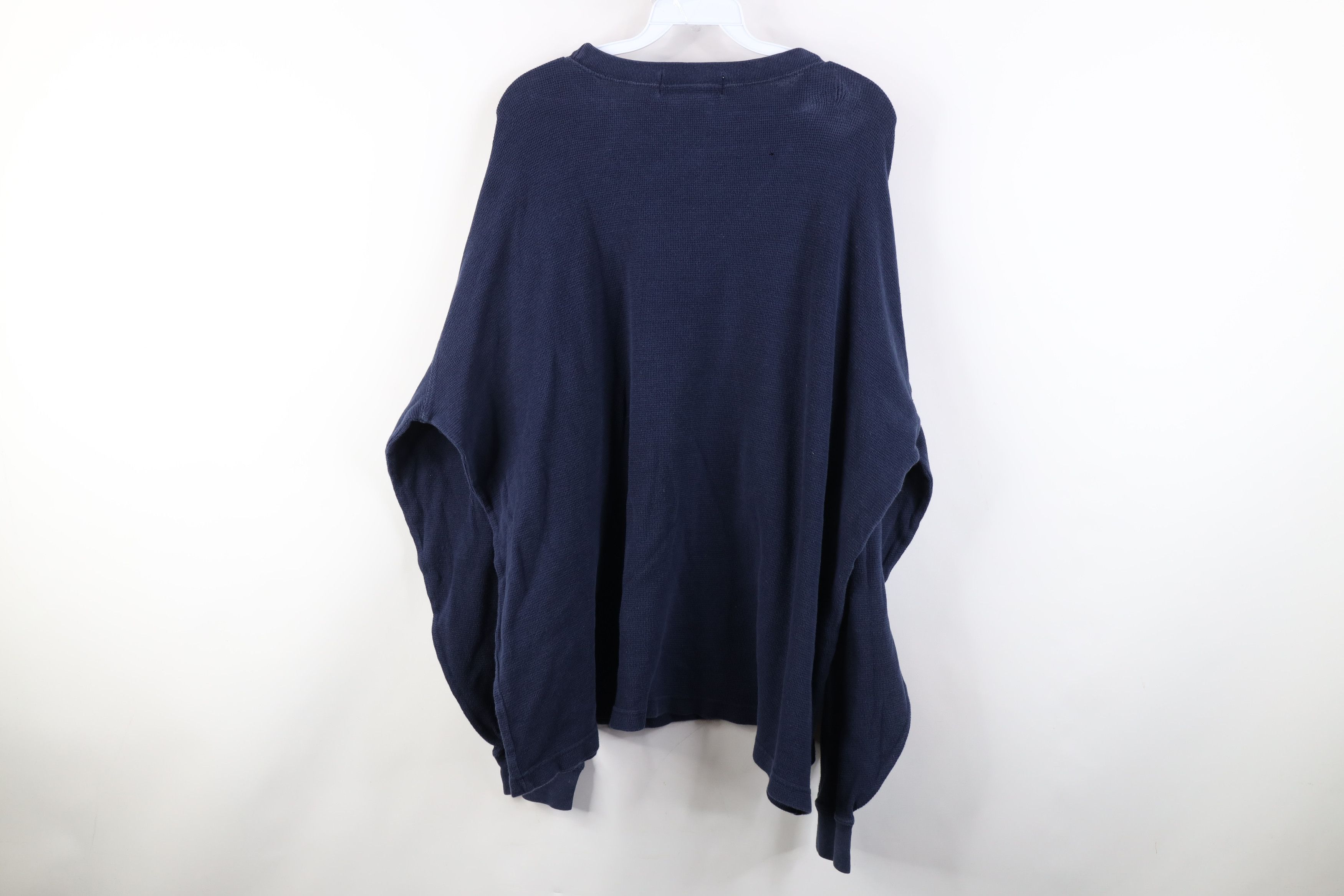 Vintage Vintage 90s Streetwear Waffle Knit Long Sleeve T-Shirt Size US XL / EU 56 / 4 - 11 Thumbnail