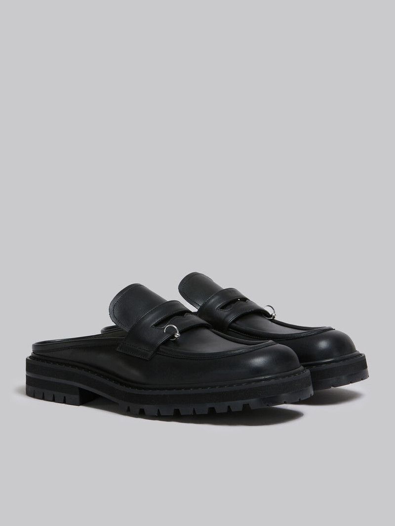 Marni o1w1db10426 Chunky Sabot Loafer in Black Size US 11 / EU 44 - 2 Thumbnail