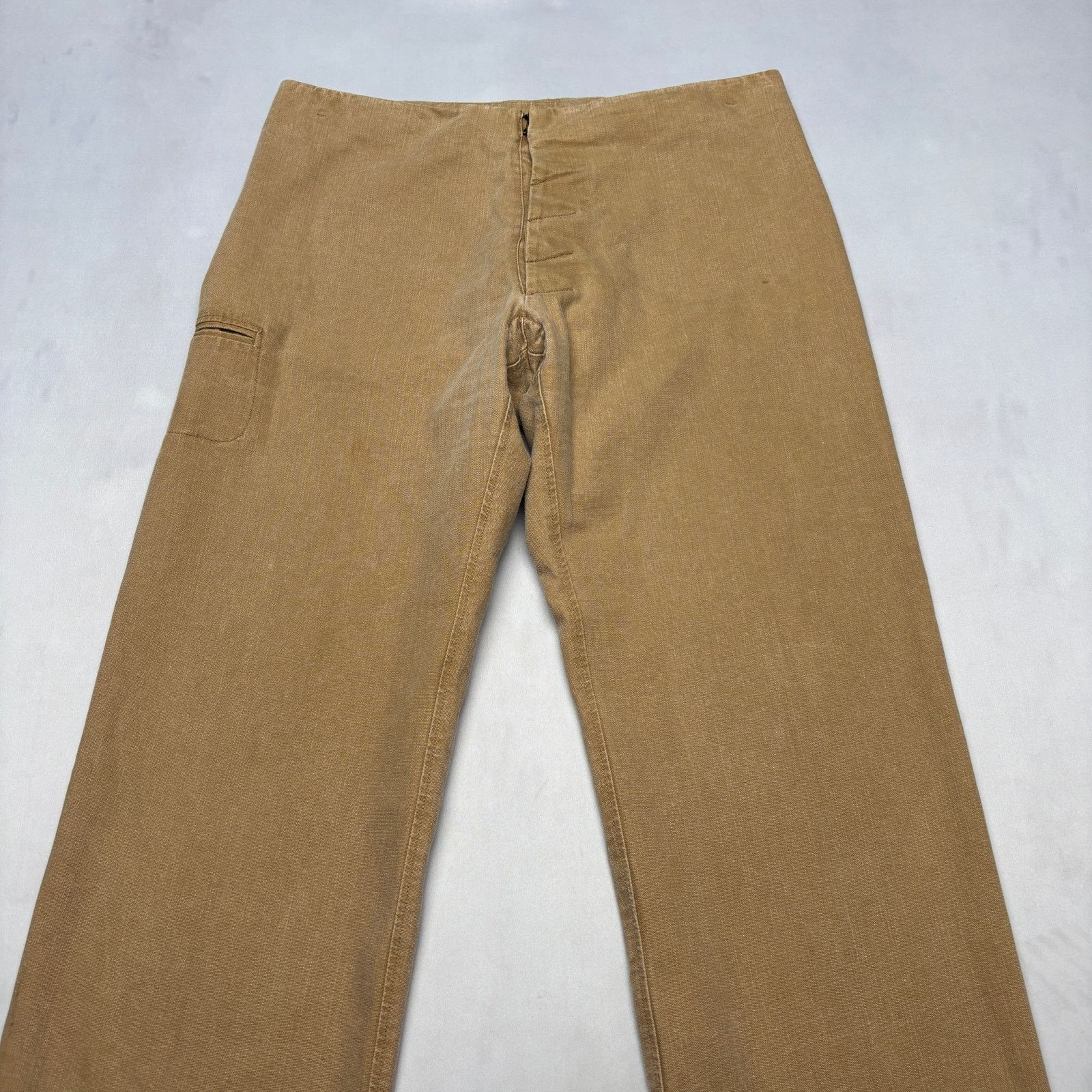 Maison Margiela Vintage SS 2004 Maison Martin Margiela Beltless Pants 52 Size US 35 - 2 Thumbnail