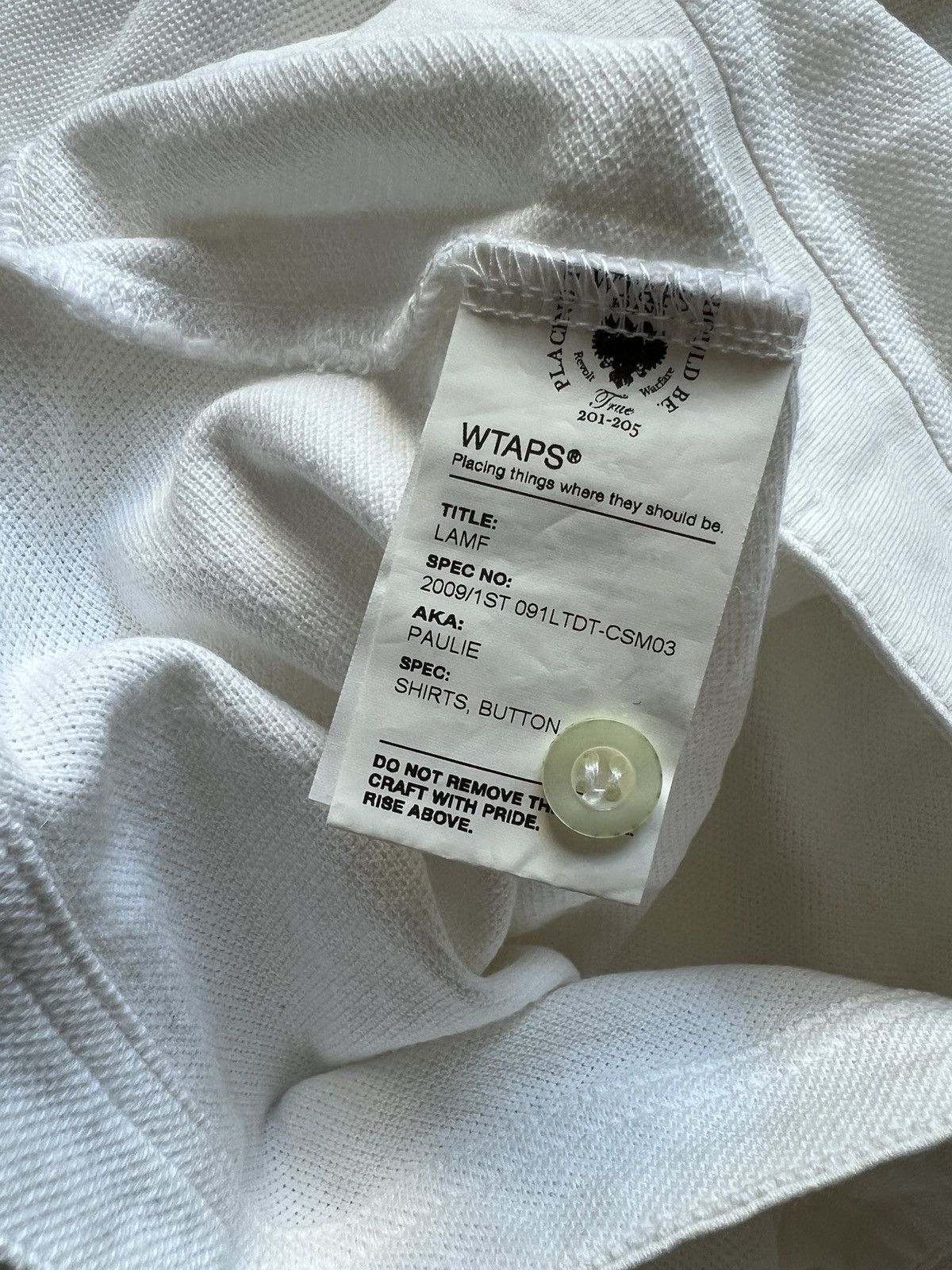 Wtaps Wtaps The First Paulie Tee 2009ss Size US L / EU 52-54 / 3 - 10 Thumbnail