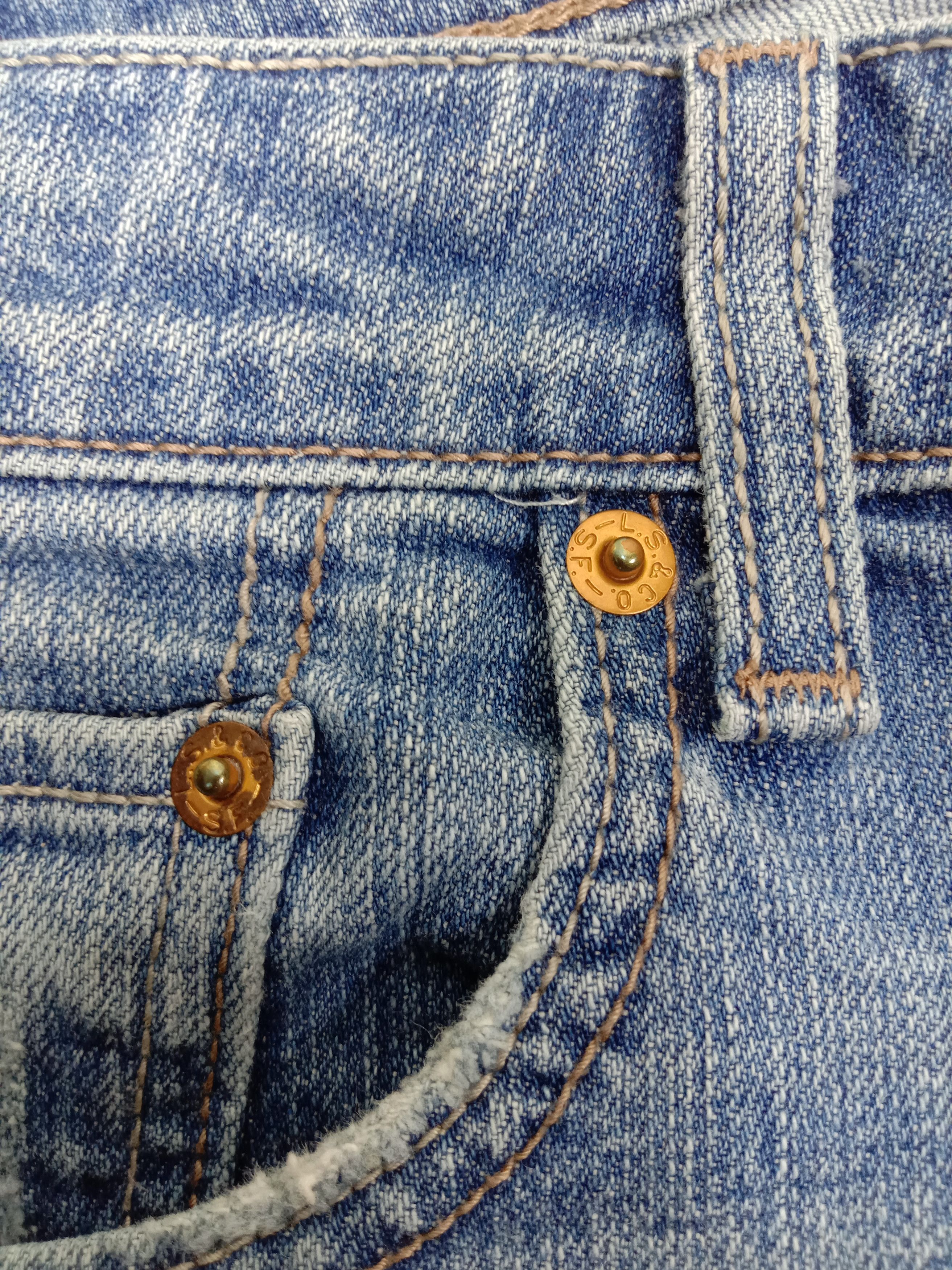 Levi's Vintage Levi's 524 Flare Jeans Faded Blue Denim Size 31" - 12 Thumbnail