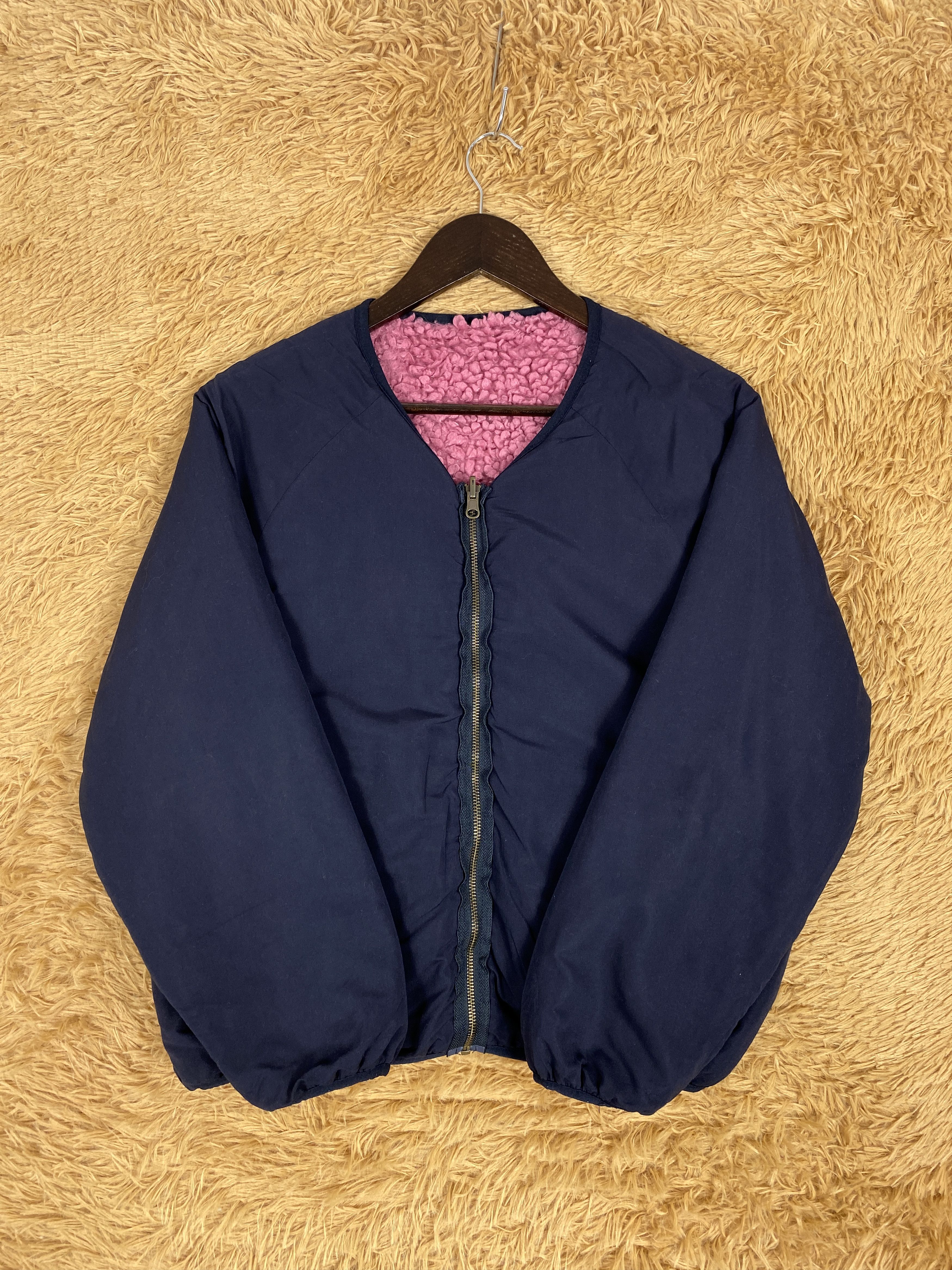 Japanese Brand Vintage Japanese Brand Sherpa Reversible Jacket PJ2429 Size US M / EU 48-50 / 2 - 8 Thumbnail