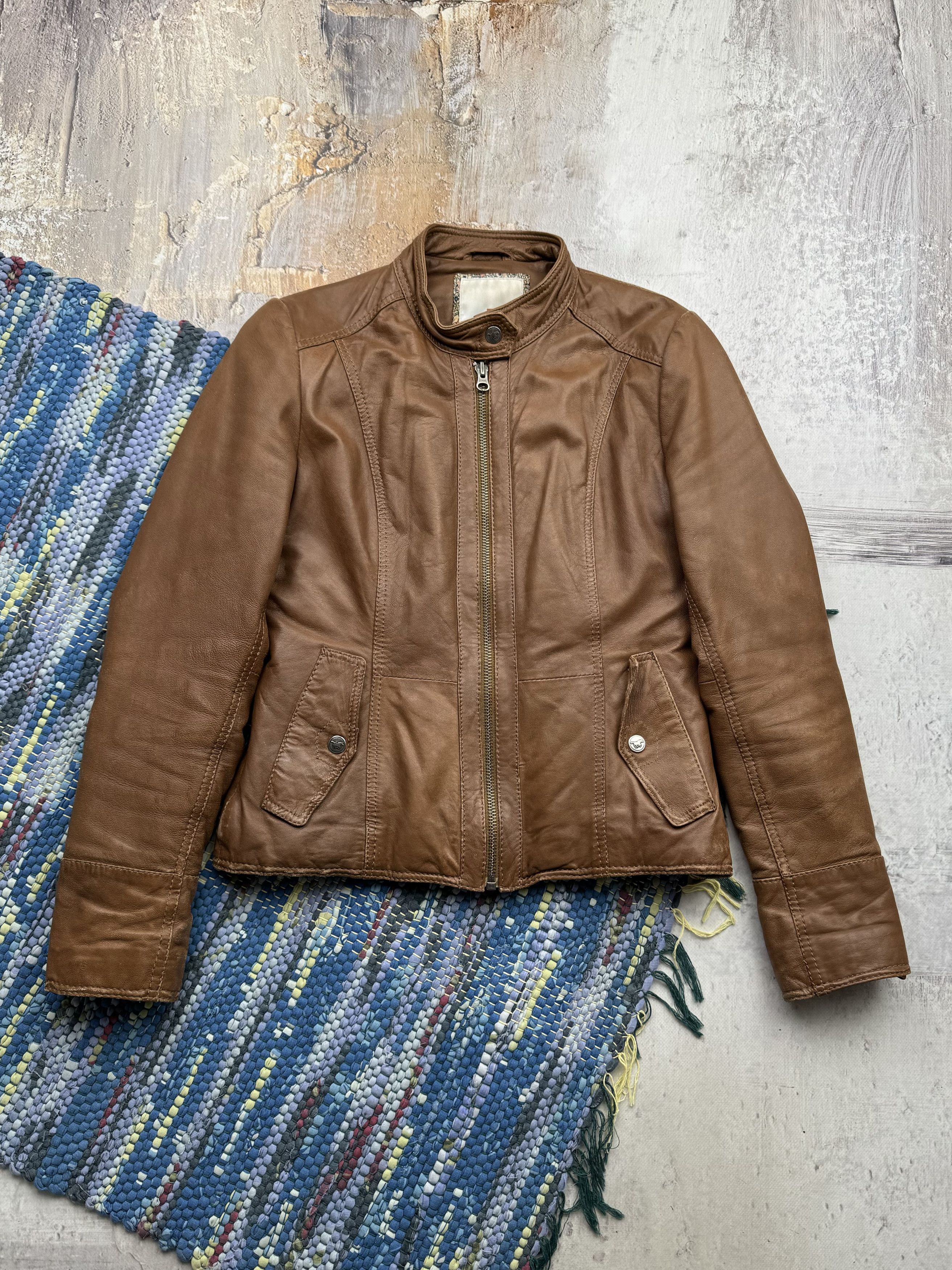 Vintage Vintage Leather Jacket A90D15(143) Size S / US 4 / IT 40 - 1 Thumbnail