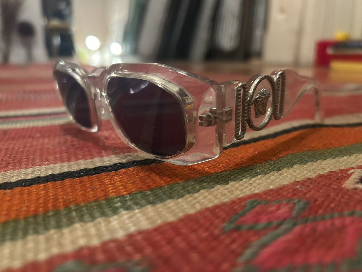 Versace Transparent 90s Versace Sunglasses Rare - Seen on Rihanna Size ONE SIZE - 10 Thumbnail